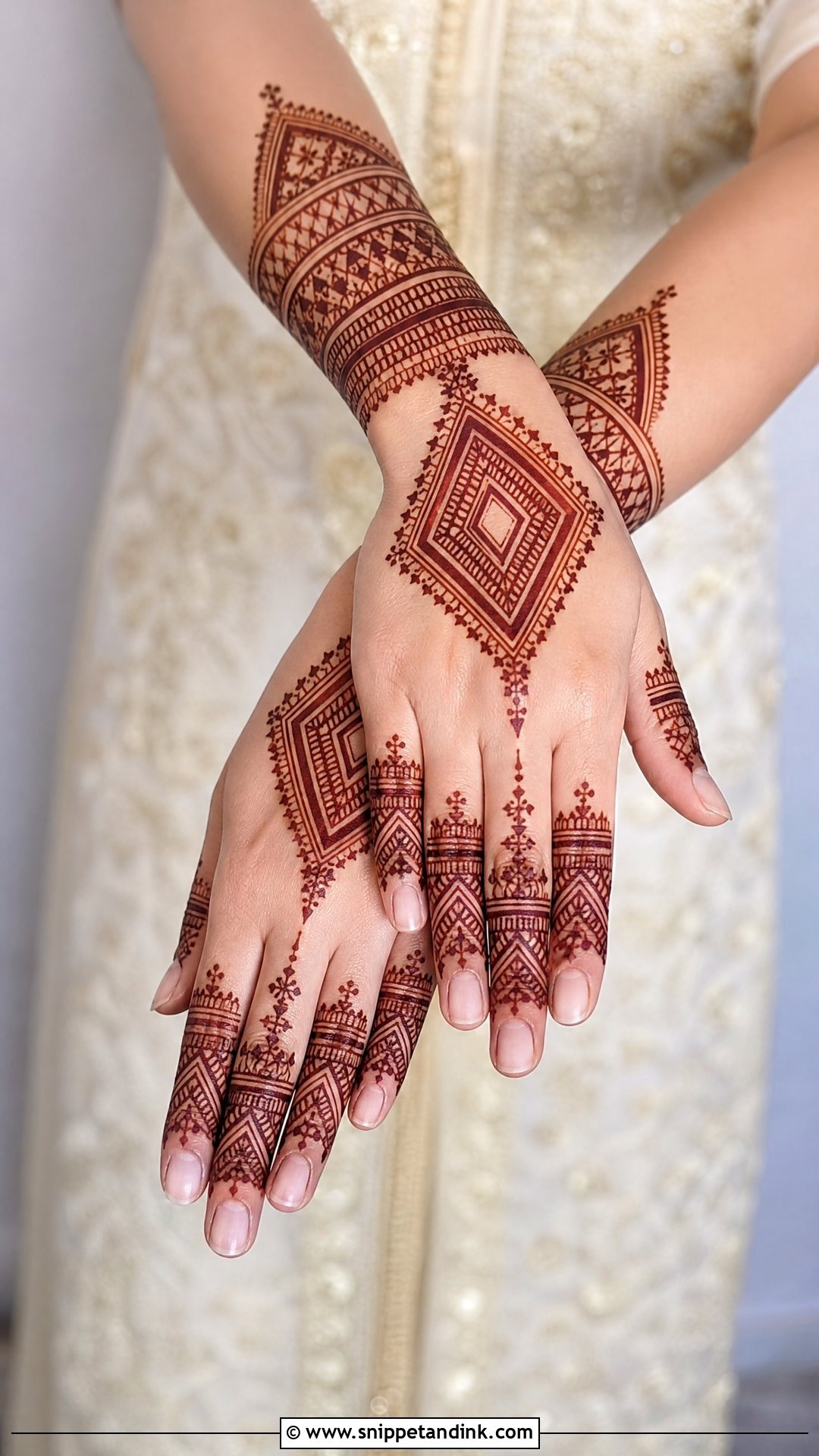 Moroccan Bridal Mehndi Design - Snippet and Ink - 20 Beautiful Bridal Mehndi Designs