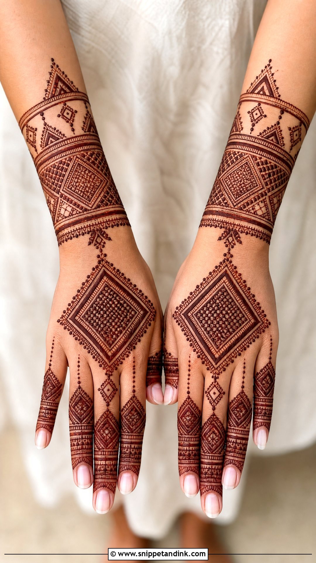 Moroccan Bridal Mehndi Design - Snippet and Ink - 20 Modern Bridal Mehndi Designs