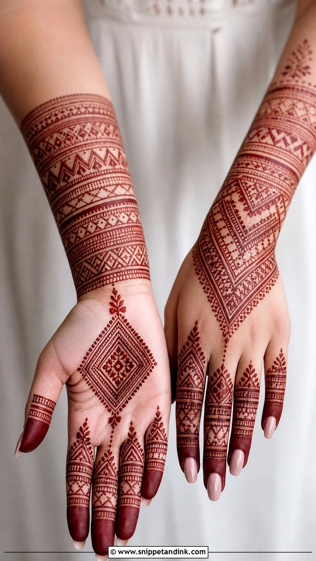 Moroccan Bridal Mehndi Design - Snippet and Ink - 20 Bridal Henna (Mehndi) Design Ideas