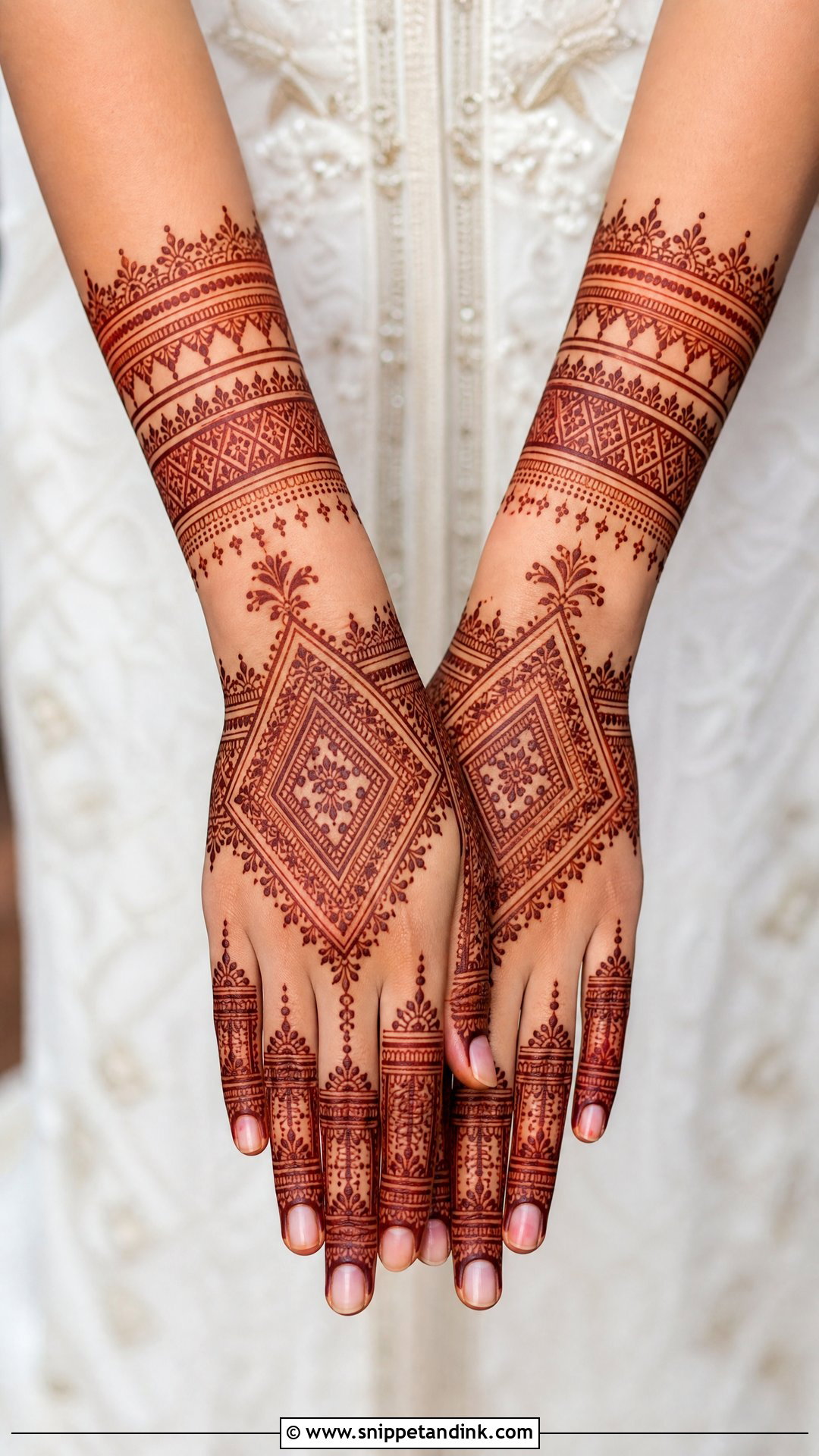 Moroccan Bridal Mehndi Design - Snippet and Ink - 20 Unique Bridal Wedding Mehndi Designs