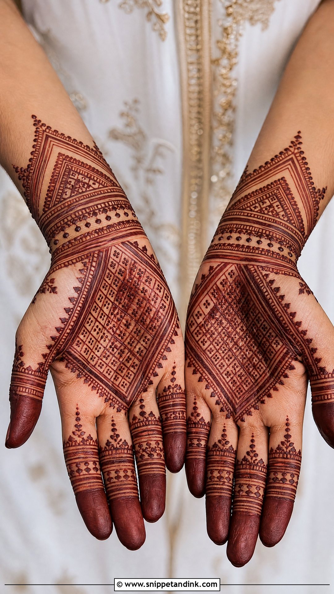 Moroccan Bridal Mehndi Design - Snippet and Ink - 25 Bridal Hand Mandhi Mehndi Design Ideas