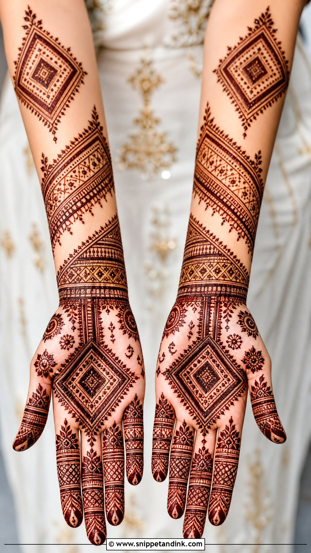 Moroccan Bridal Mehndi Design - Snippet and Ink - 25 Bridal Mehndi Design 2025 Ideas