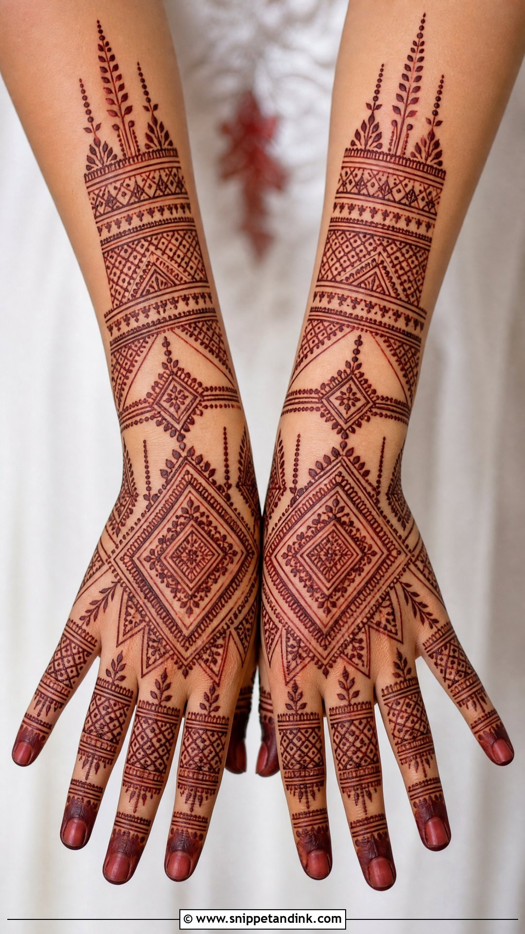 Moroccan Bridal Mehndi Design - Snippet and Ink - 25 Dulhan Bridal Henna Mehndi Designs