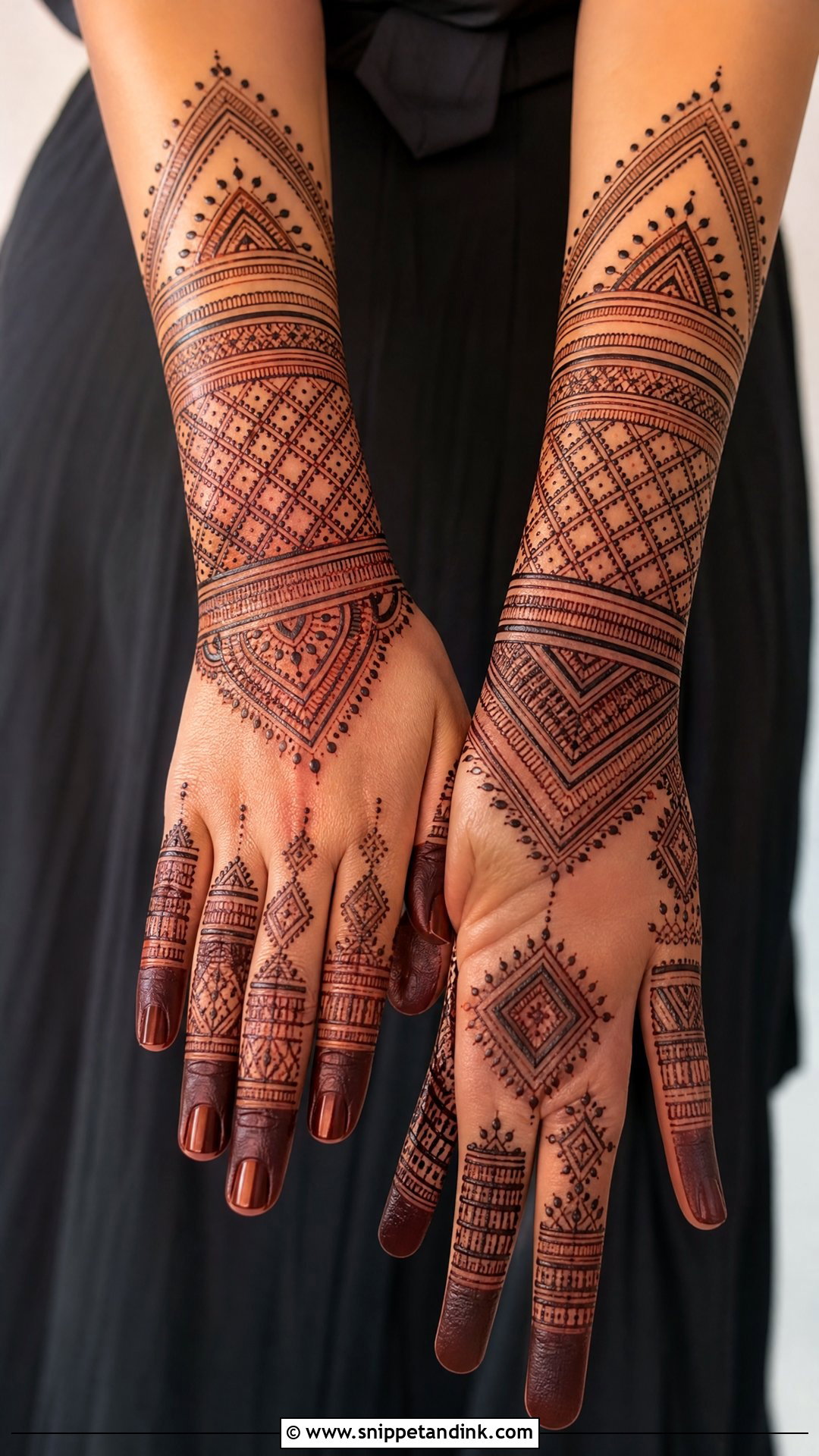 Moroccan Bridal Mehndi Design - Snippet and Ink - 30 Bride Mehndi Designs
