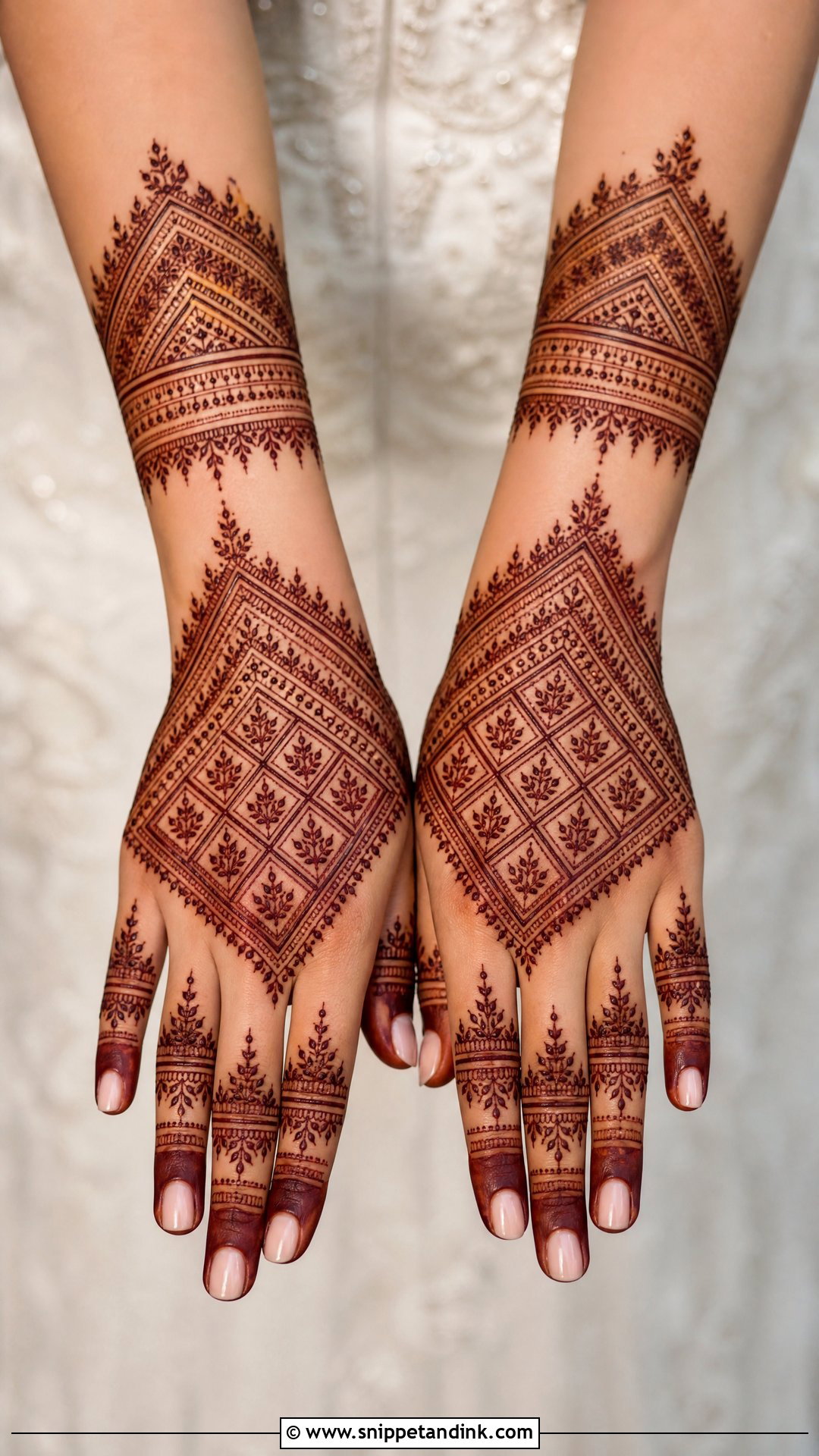 Moroccan Bridal Mehndi Design - Snippet and Ink - 30 Mehndi Design for Bride Ideas