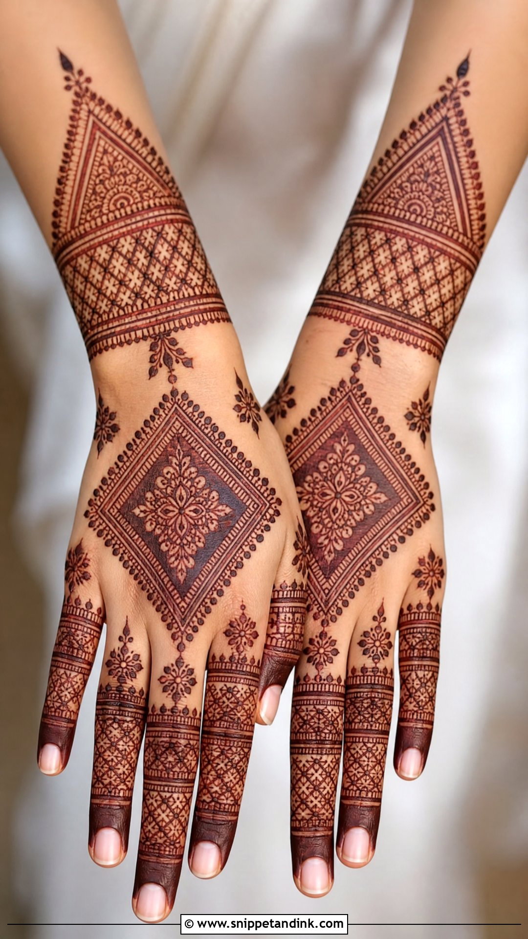 Moroccan Bridal Mehndi Design - Snippet and Ink - 30 Unique Bridal Mehndi Designs 2025