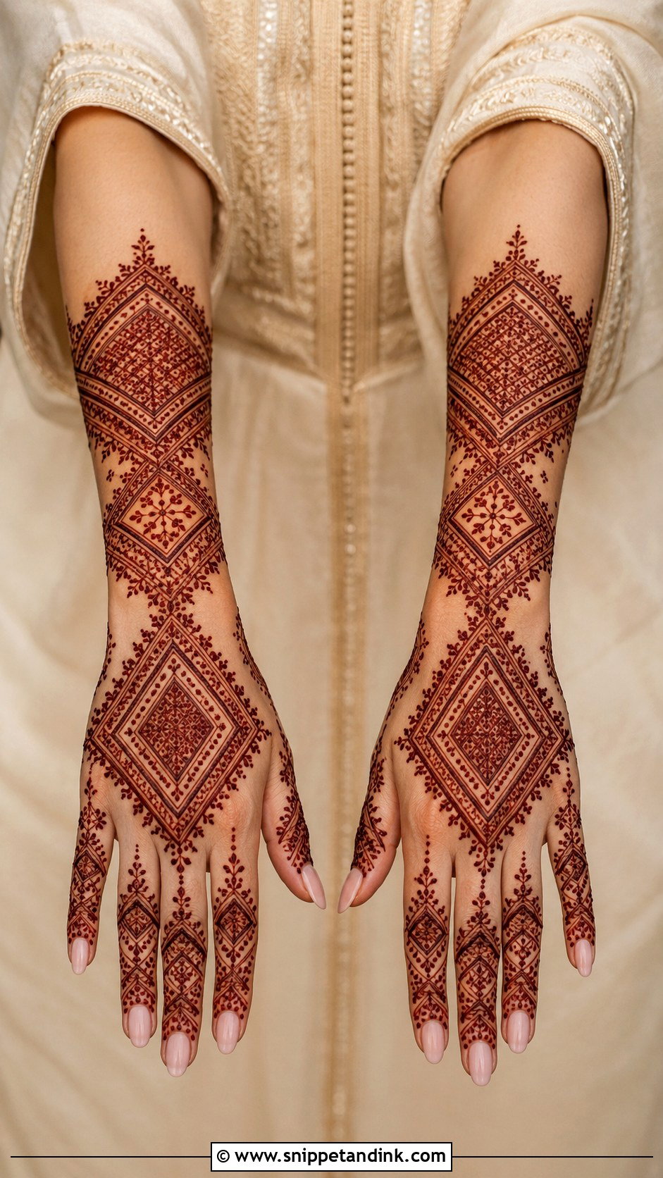Moroccan Bridal Mehndi Design - Snippet and Ink - 35 Latest Bridal Mehndi Designs