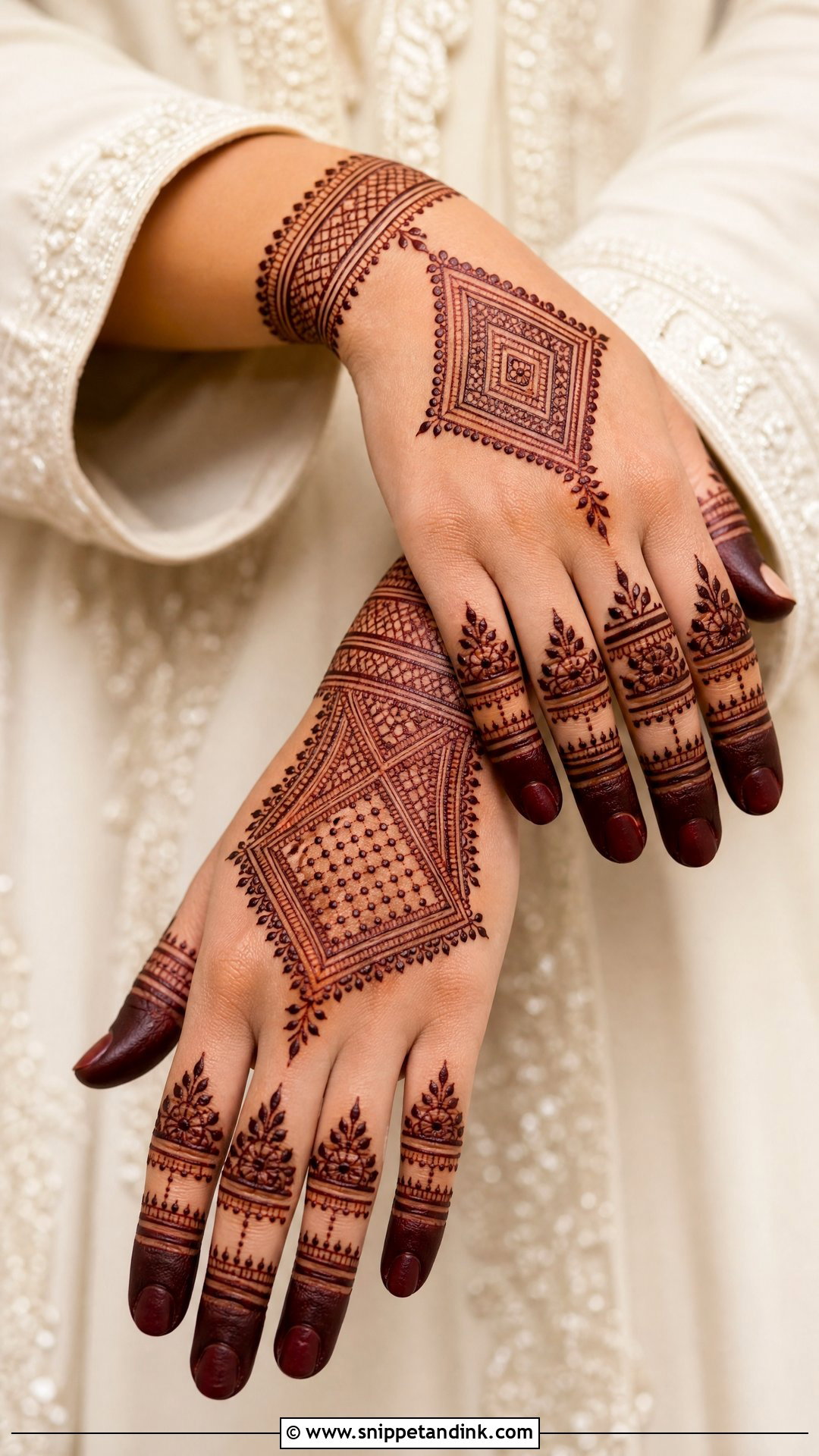 Moroccan Bridal Mehndi Design - Snippet and Ink - 20 Bridal Mehndi Designs for Hands