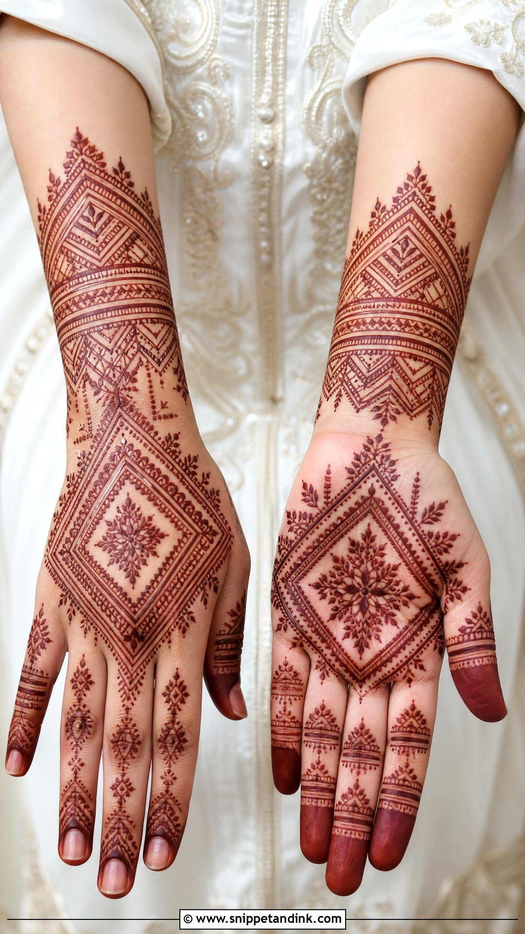 Moroccan Bridal Mehndi Design - Snippet and Ink - 20 Bridal Unique Mehndi Design Ideas