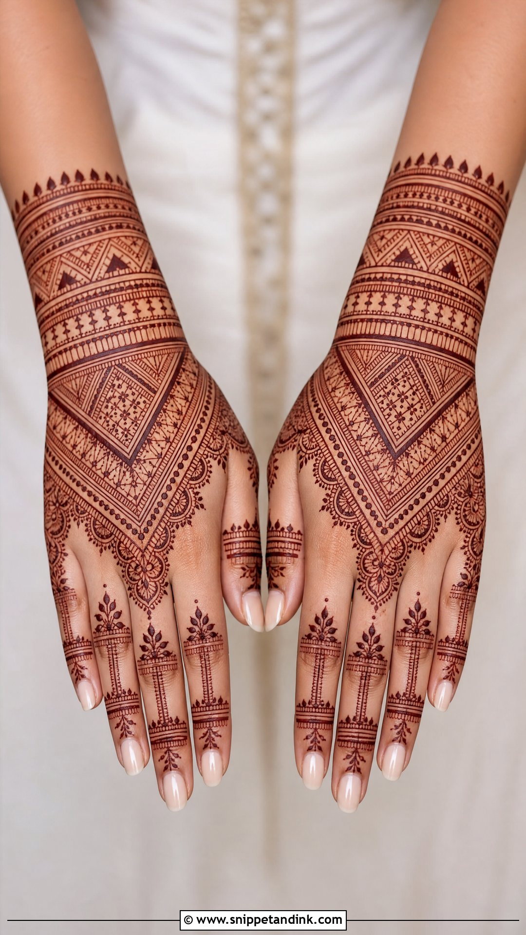 Moroccan Bridal Mehndi Design Back Hand - Snippet and Ink - 20 Bridal Mehndi Designs for Back Hand
