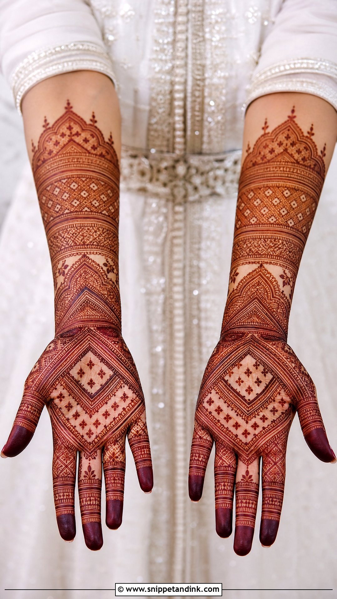 Moroccan Bridal Mehndi Full Hands - Snippet and Ink - 20 Bridal Mehndi Designs Full Hands