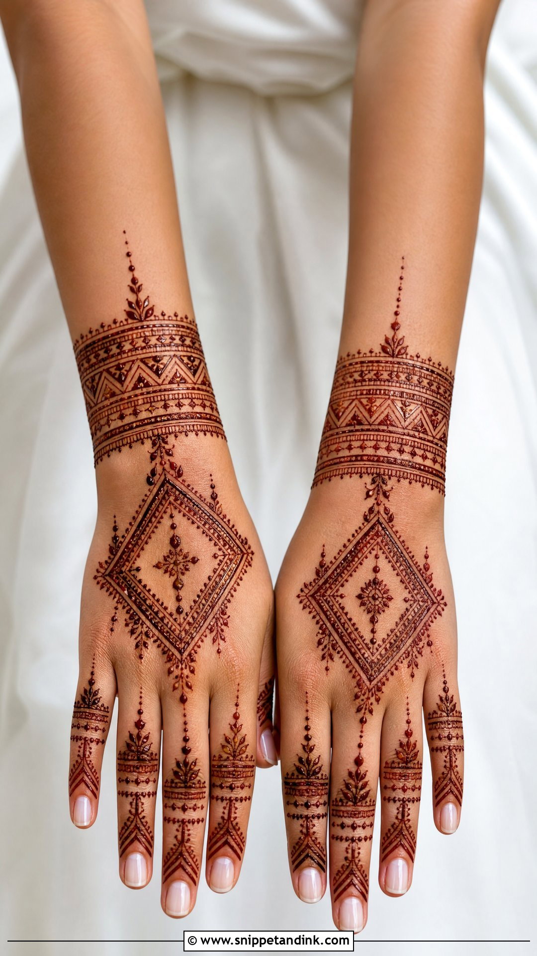 Moroccan Bridesmaid Mehndi Design - Snippet and Ink - 25 Mehendi Look for Bridesmaid Ideas