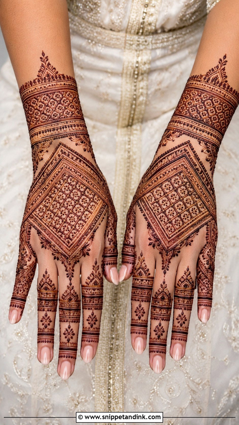 Moroccan Dulhan Mehndi Design - Snippet and Ink - 35 Dulhan Mehndi Designs