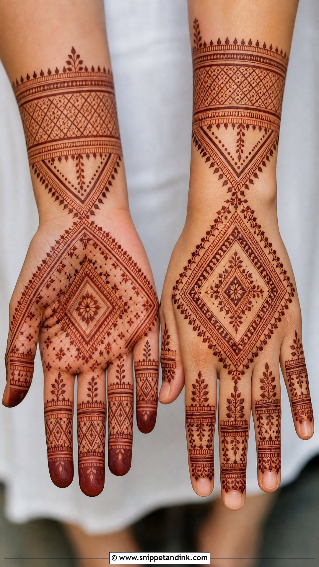 Moroccan Engagement Mehendi Design - Snippet and Ink - 30 Engagement Mehendi Design Hands Ideas