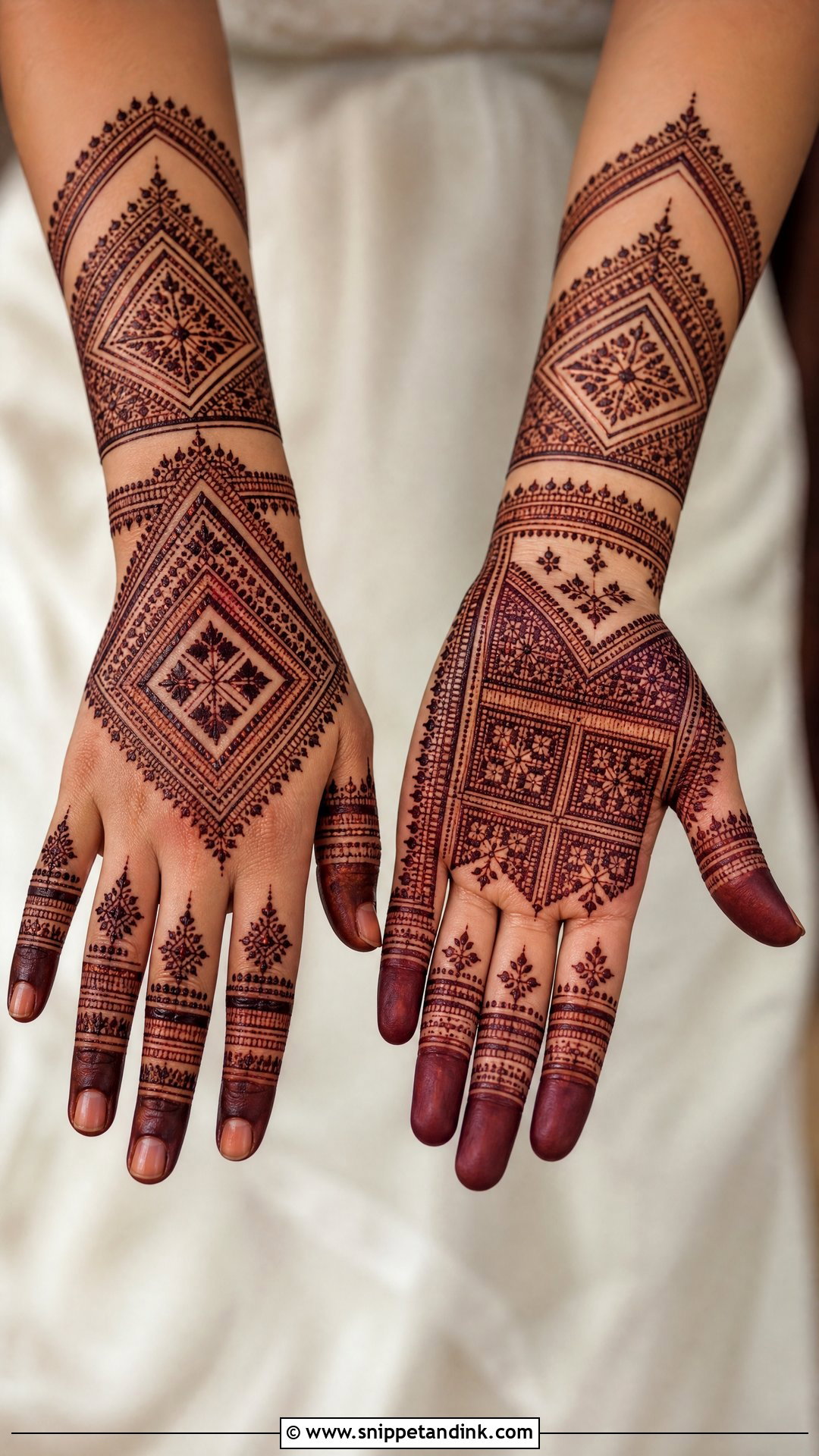 Moroccan Engagement Mehndi For Bride - Snippet and Ink - 20 Engagement Mehndi for Bride Ideas