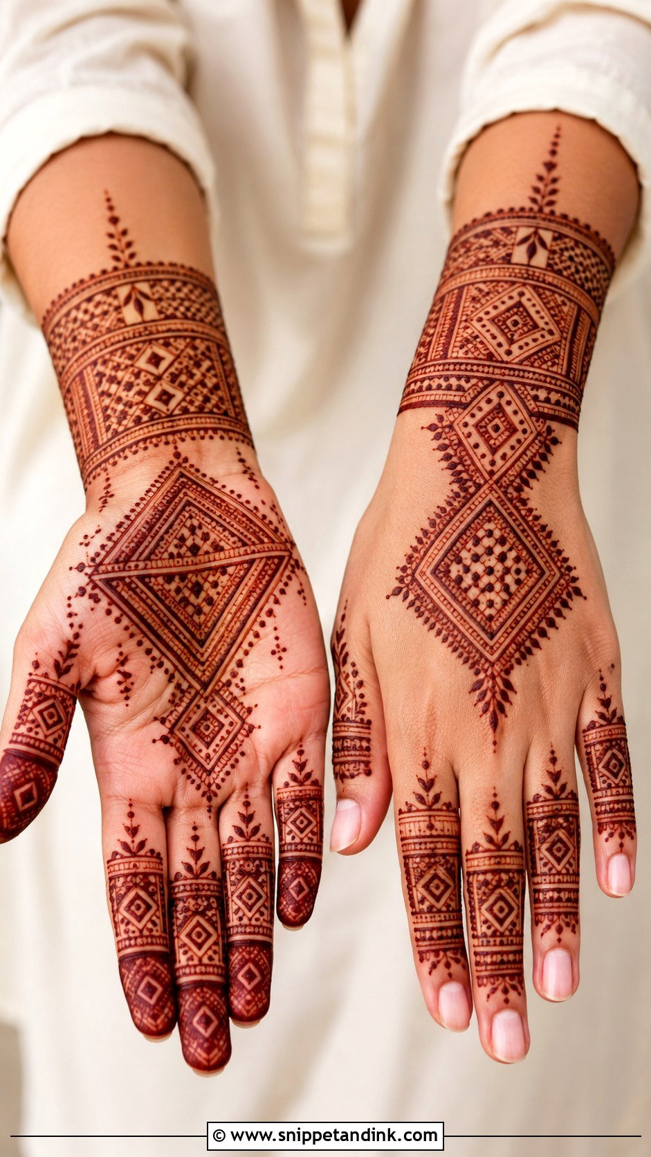 Moroccan Fancy Mehndi Design - Snippet and Ink - 35 Fancy Mehndi Designs