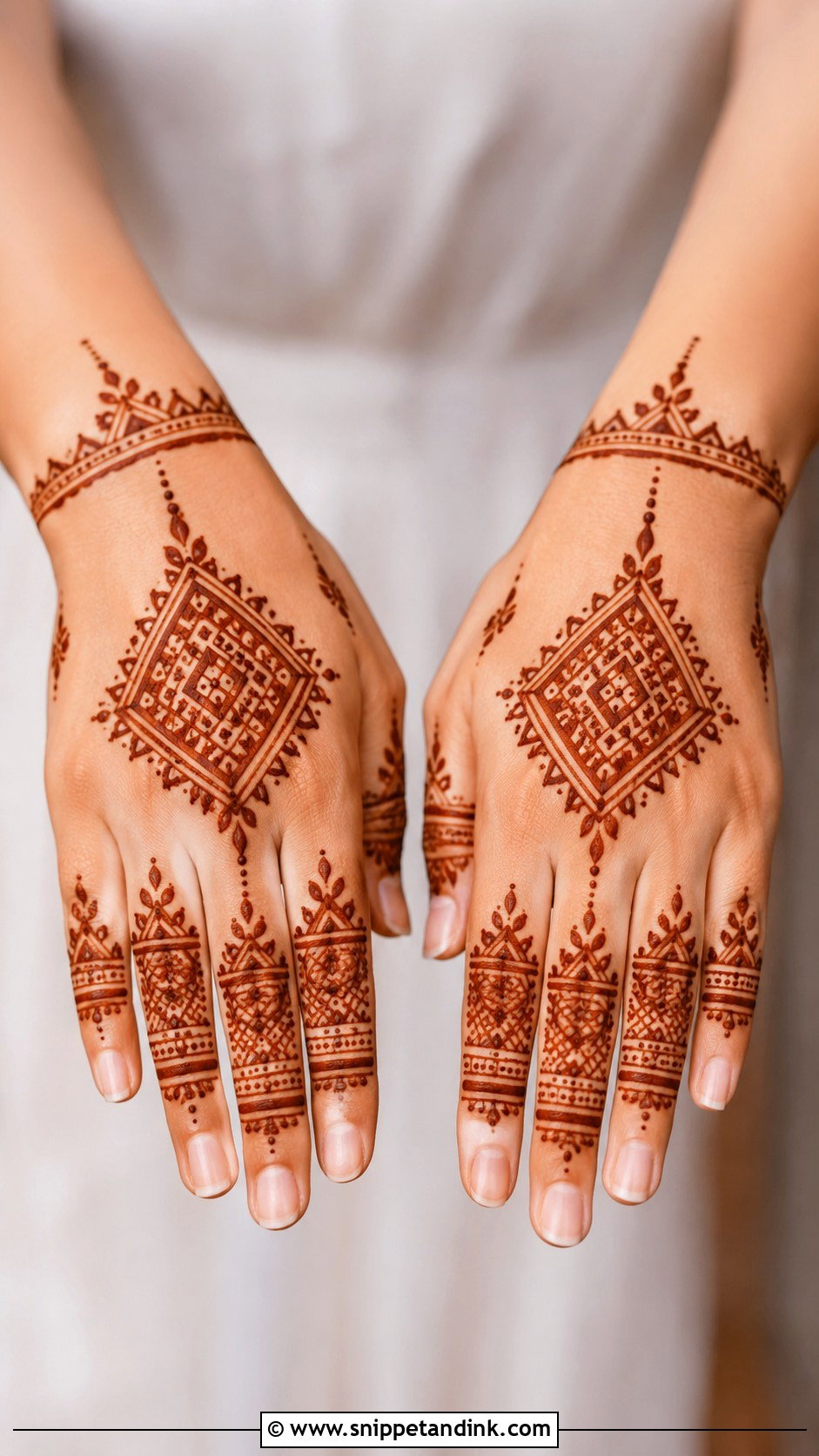 Moroccan Fingers Mehndi Design - Snippet and Ink - 35 Fingers Mehndi Design Ideas
