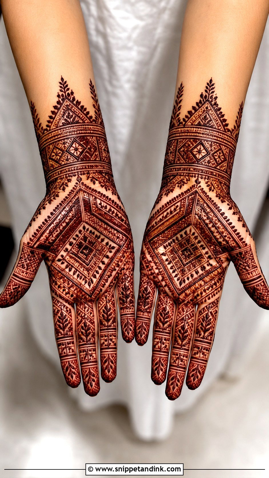 Moroccan Front Hand Mehndi Design - Snippet and Ink - 35 Beautiful Front Hand Mehndi Design Ideas