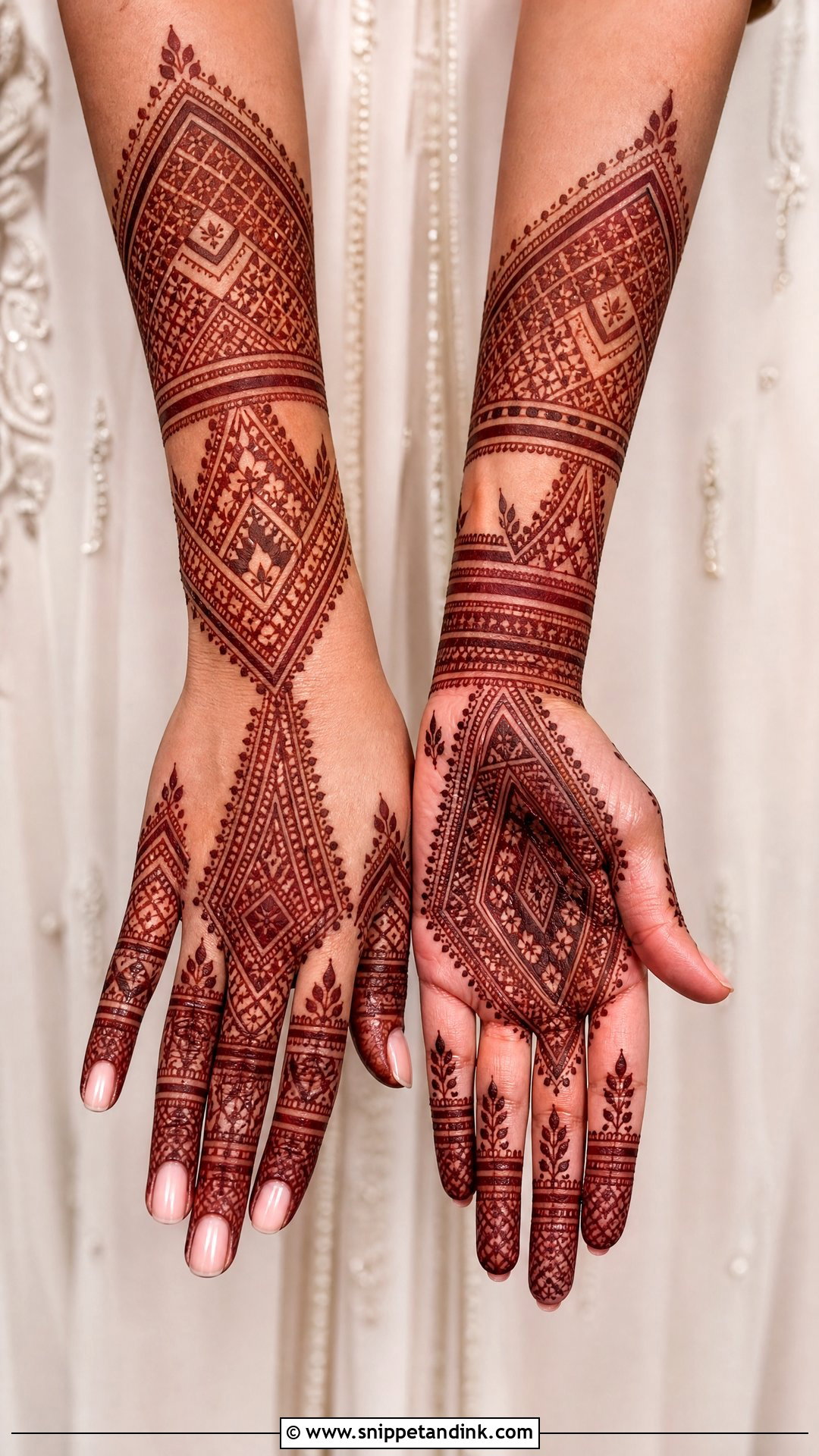 Moroccan Full Hand Bridal Mehndi Design - Snippet and Ink - 20 Full Hand Bridal Mehendi Mehndi Design Ideas
