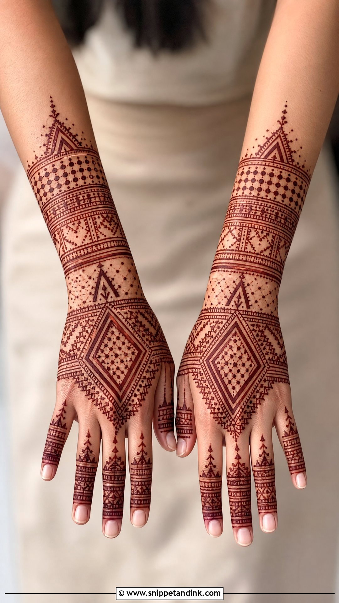 Moroccan Full Hand Mehndi Design - Snippet and Ink - 30 Best Beautiful Full Hand Mehndi Designs