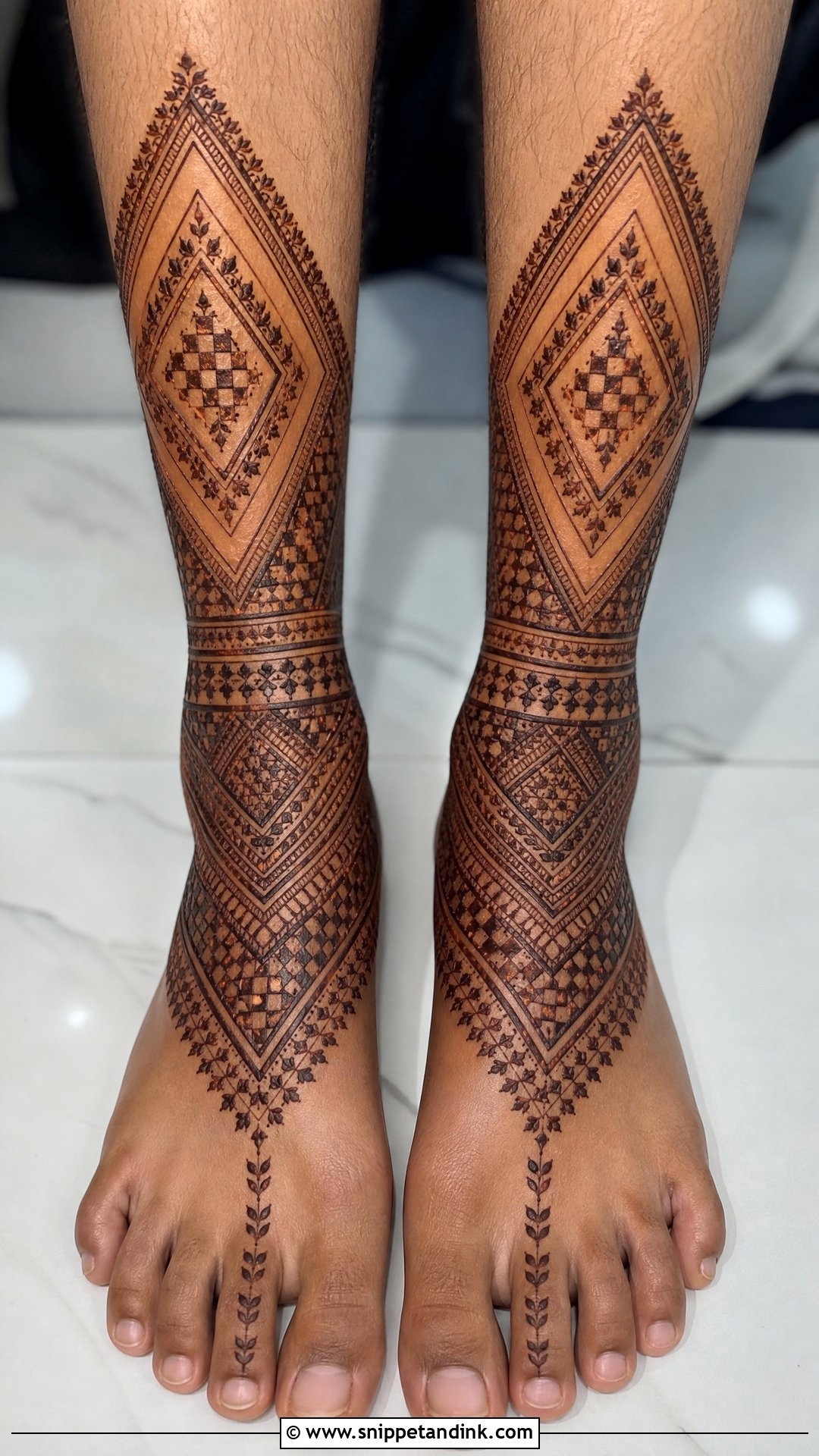 Moroccan Groom Leg Mehndi Design - Snippet and Ink - 20 Groom Leg Mehndi Design Ideas