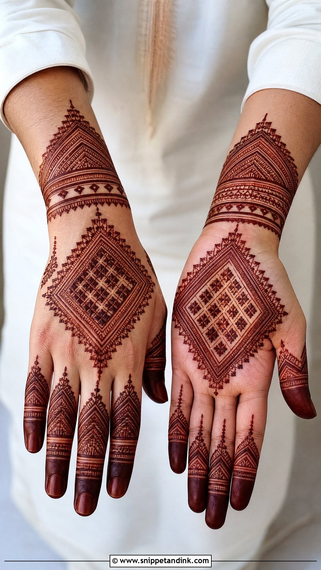 Moroccan Groom Mehndi Design - Snippet and Ink - 25 Mehndi Design for Groom Hand Ideas