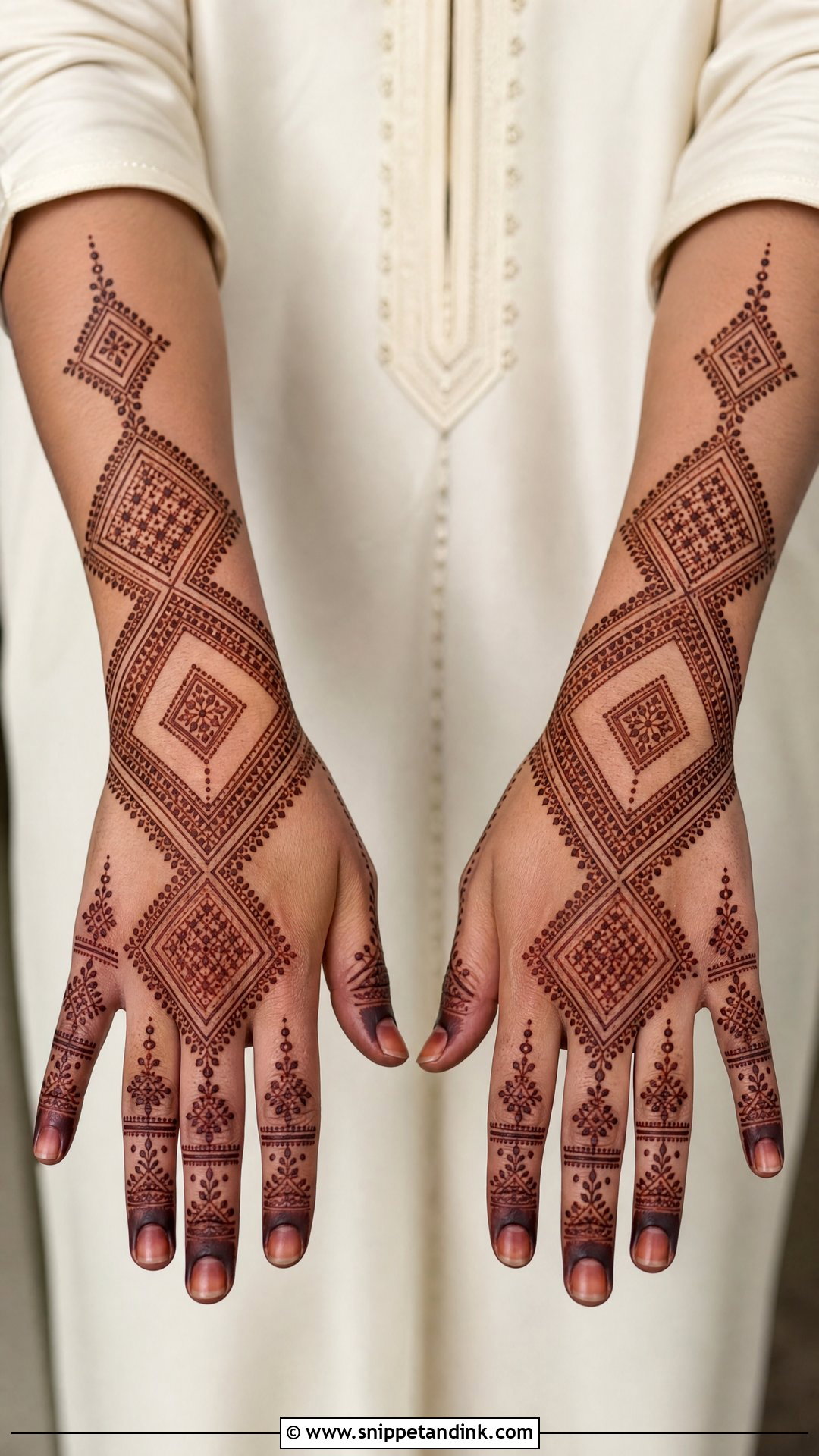 Moroccan Groom Mehndi Design - Snippet and Ink - 25 Simple Groom Mehndi Design for Men Ideas