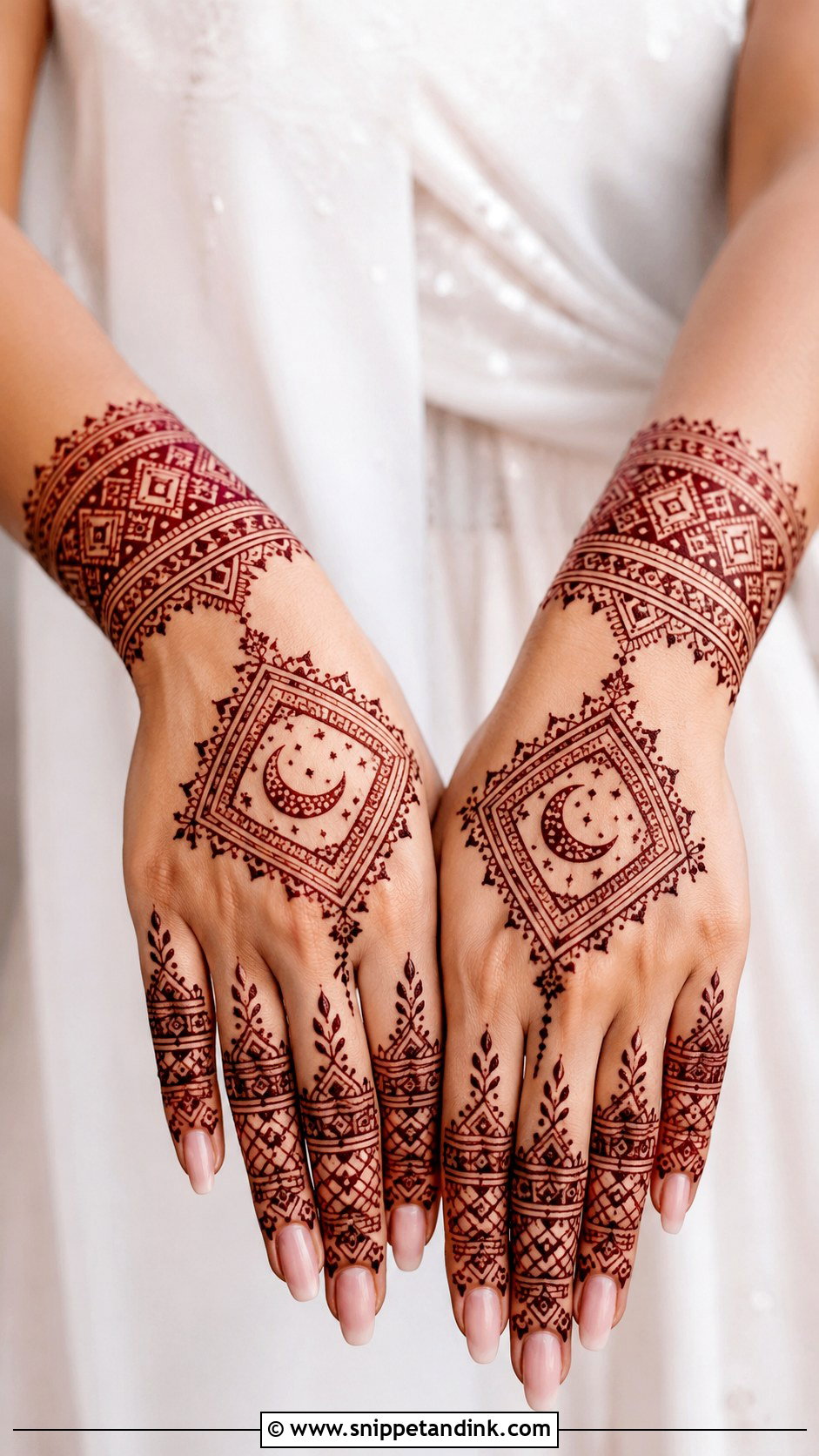 Moroccan Karva Chauth Mehndi Design - Snippet and Ink - 35 Karva Chauth Mehndi Designs