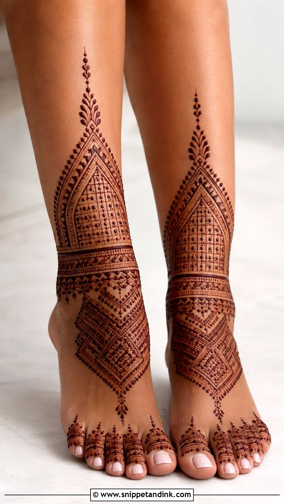 Moroccan Legs Mehndi Design - Snippet and Ink - 35 Legs Mehndi Design Ideas