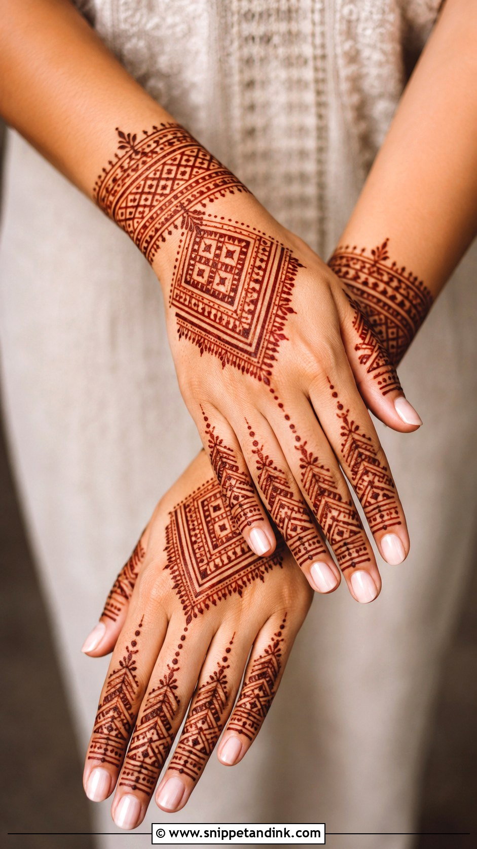Moroccan Mehndi Design - Snippet and Ink - 30 Elegant Mehndi Designs