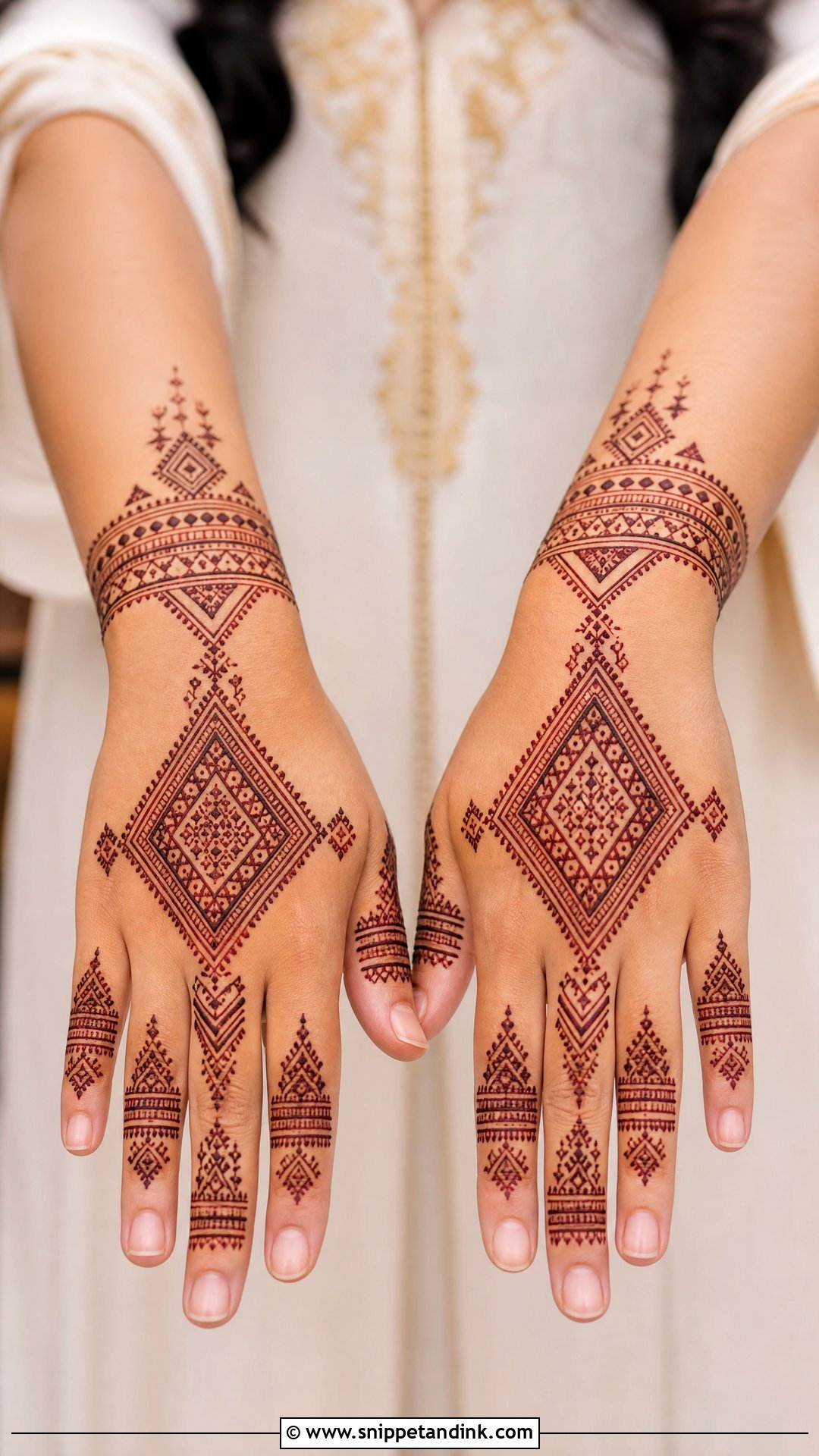 Moroccan Mehndi Design - Snippet and Ink - 35 Unique Mehndi Designs