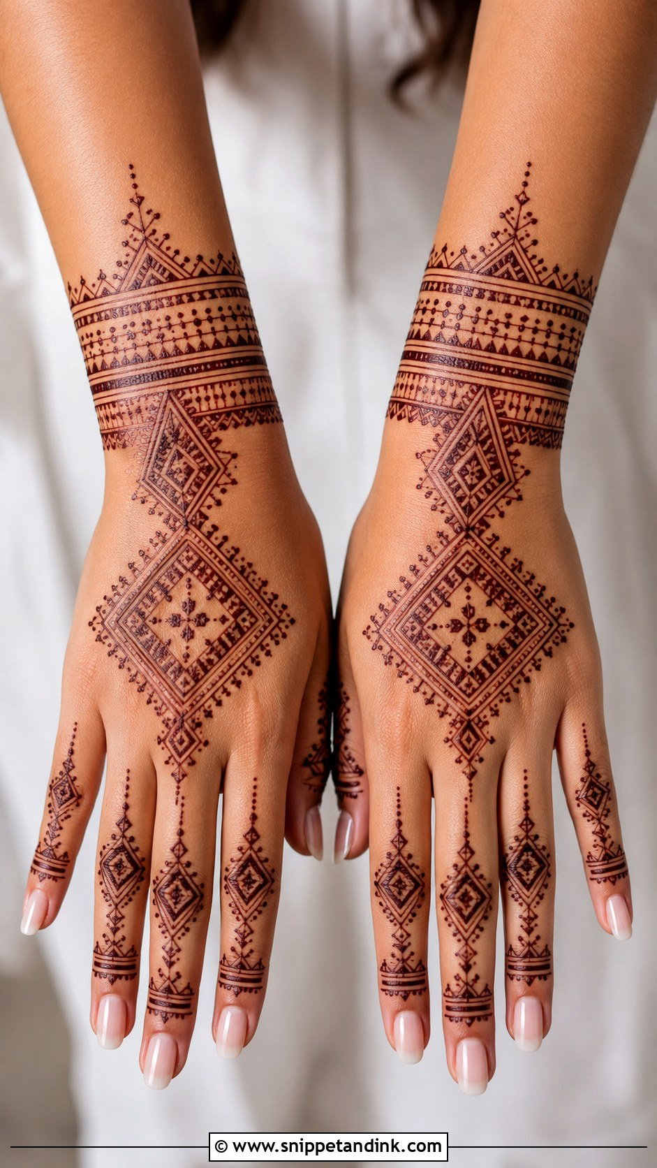 Moroccan Mehndi Design For Back Hand - Snippet and Ink - 35 New Mehndi Designs