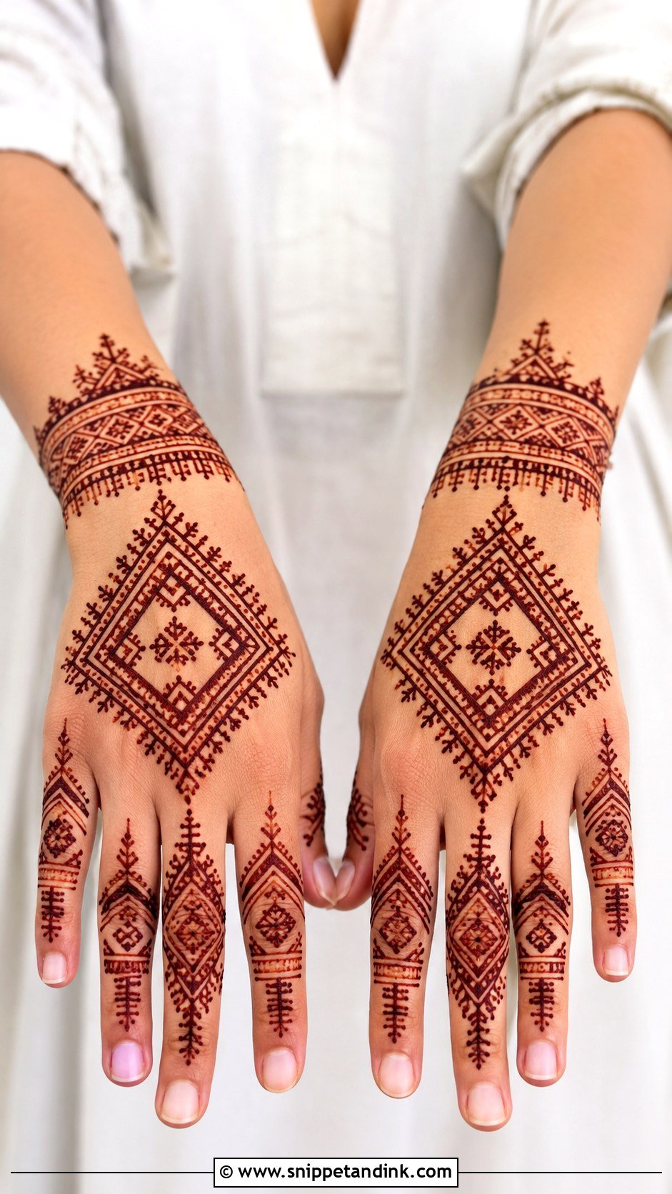 Moroccan Mehndi Design For Hands - Snippet and Ink - 35 Trendy Mehndi Designs