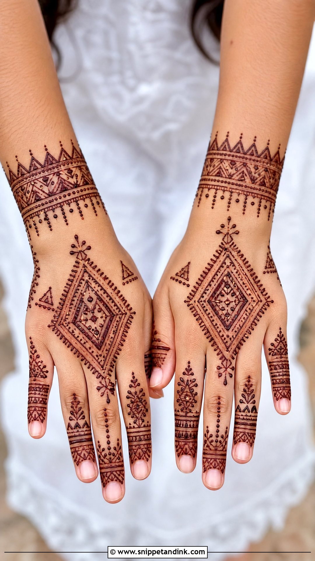 Moroccan Mehndi Design for Children - Snippet and Ink - 30 Mehndi Designs for Children
