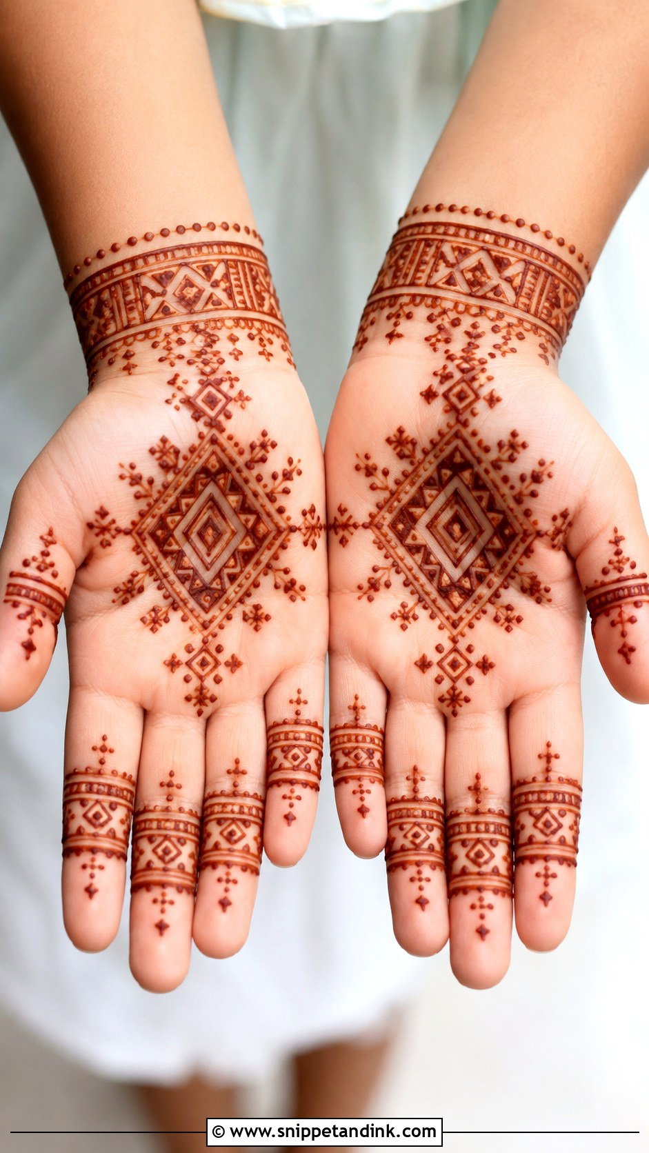 Moroccan Mehndi Design for Kids - Snippet and Ink - 35 Mehndi Designs for Kids