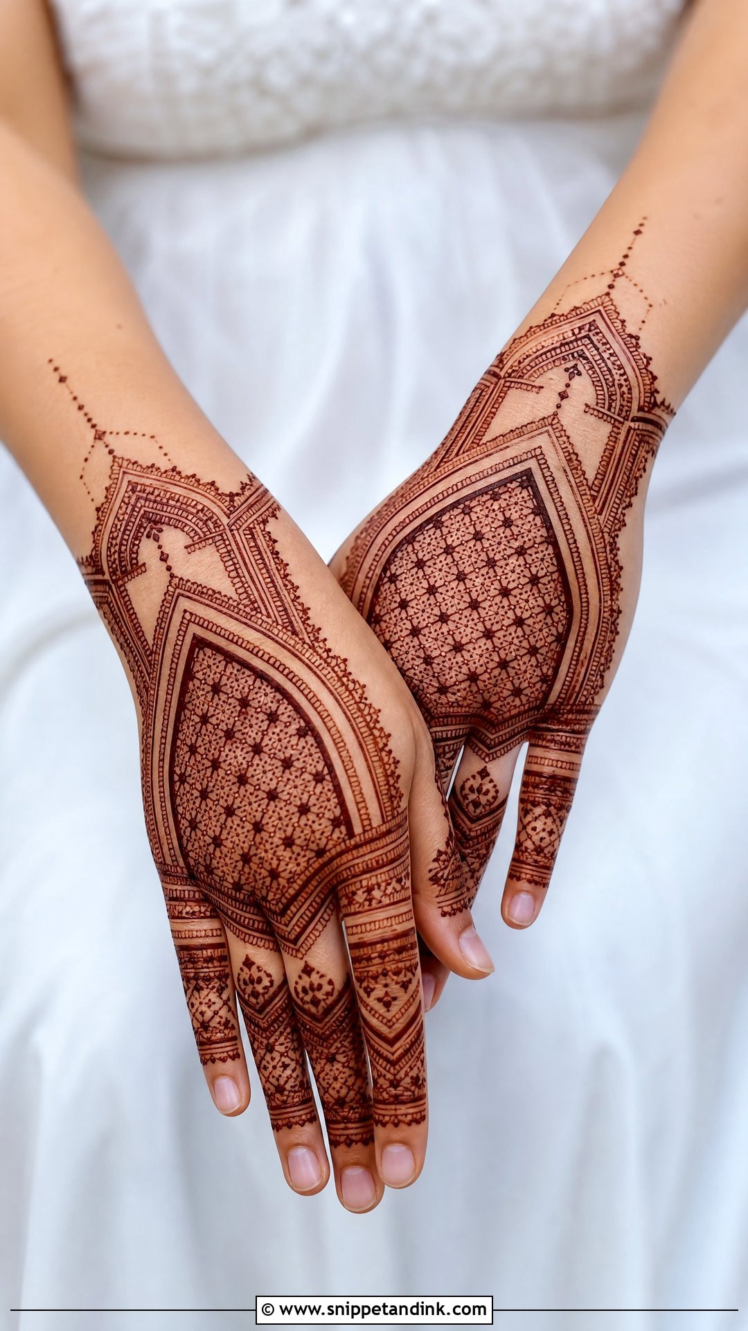 Moroccan Mehrab Mehndi Design - Snippet and Ink - 30 Mehrab Mehndi Design Ideas