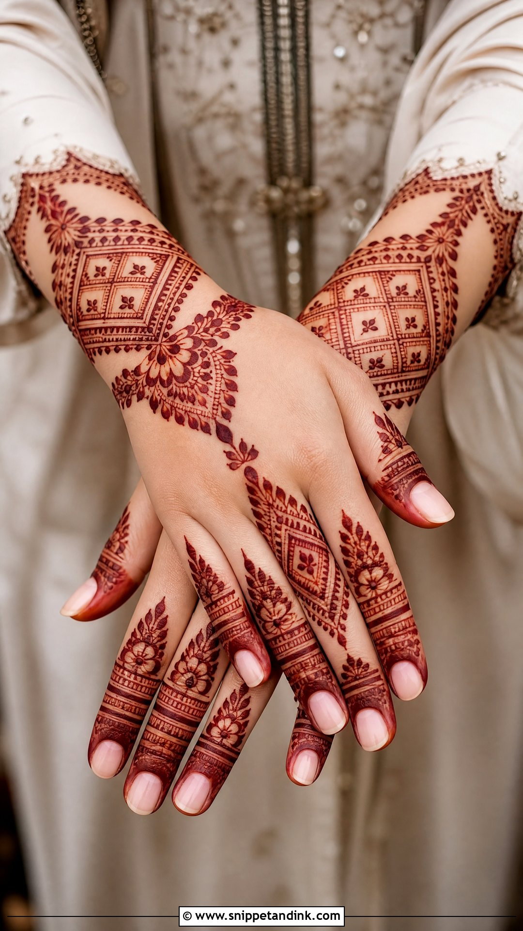 Moroccan Muslim Bridal Mehndi Design - Snippet and Ink - 20 Muslim Bridal Mehndi Designs