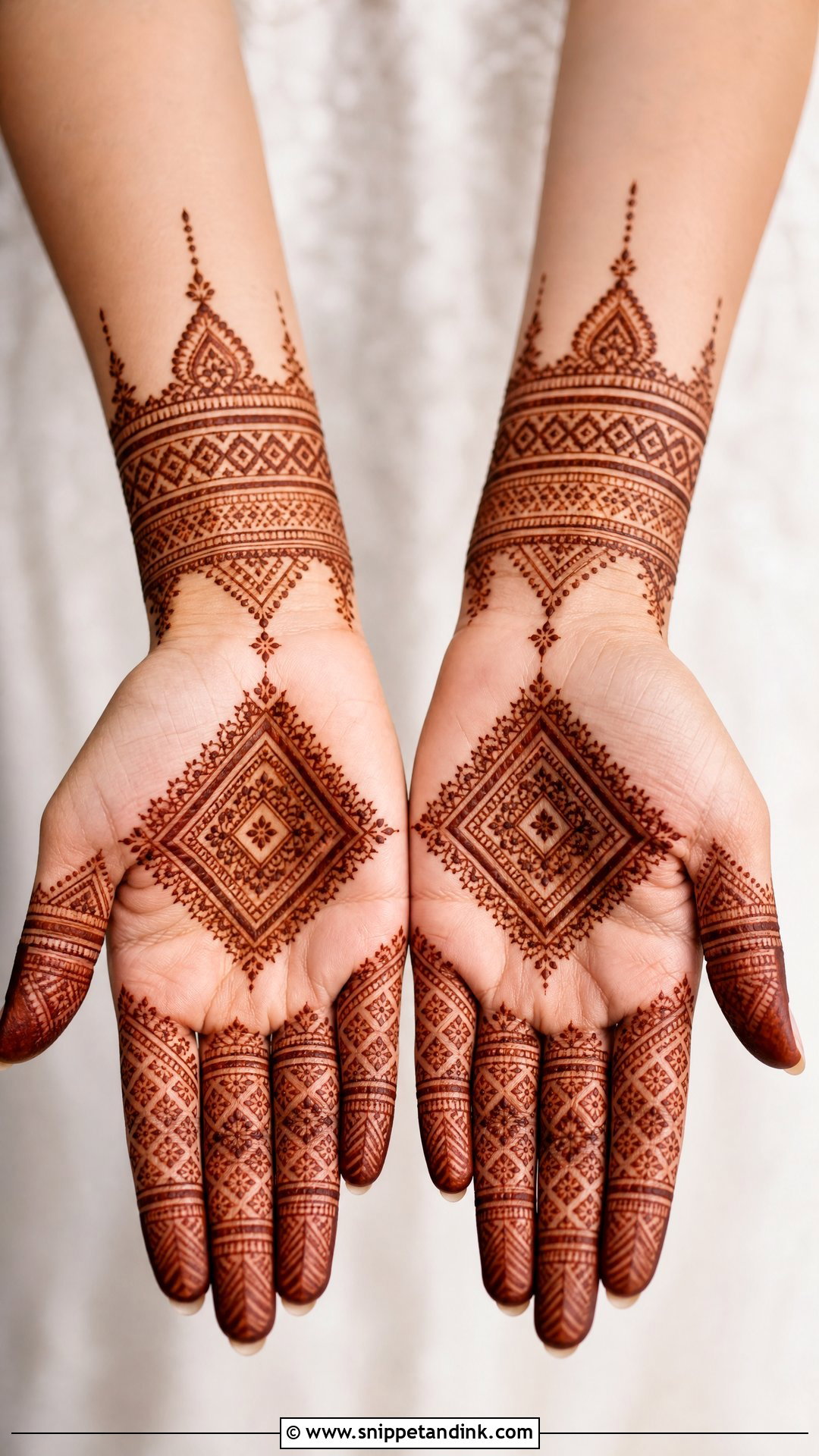 Moroccan Muslim Bridal Mehndi Design - Snippet and Ink - 30 Unique Muslim Bridal Mehndi Designs