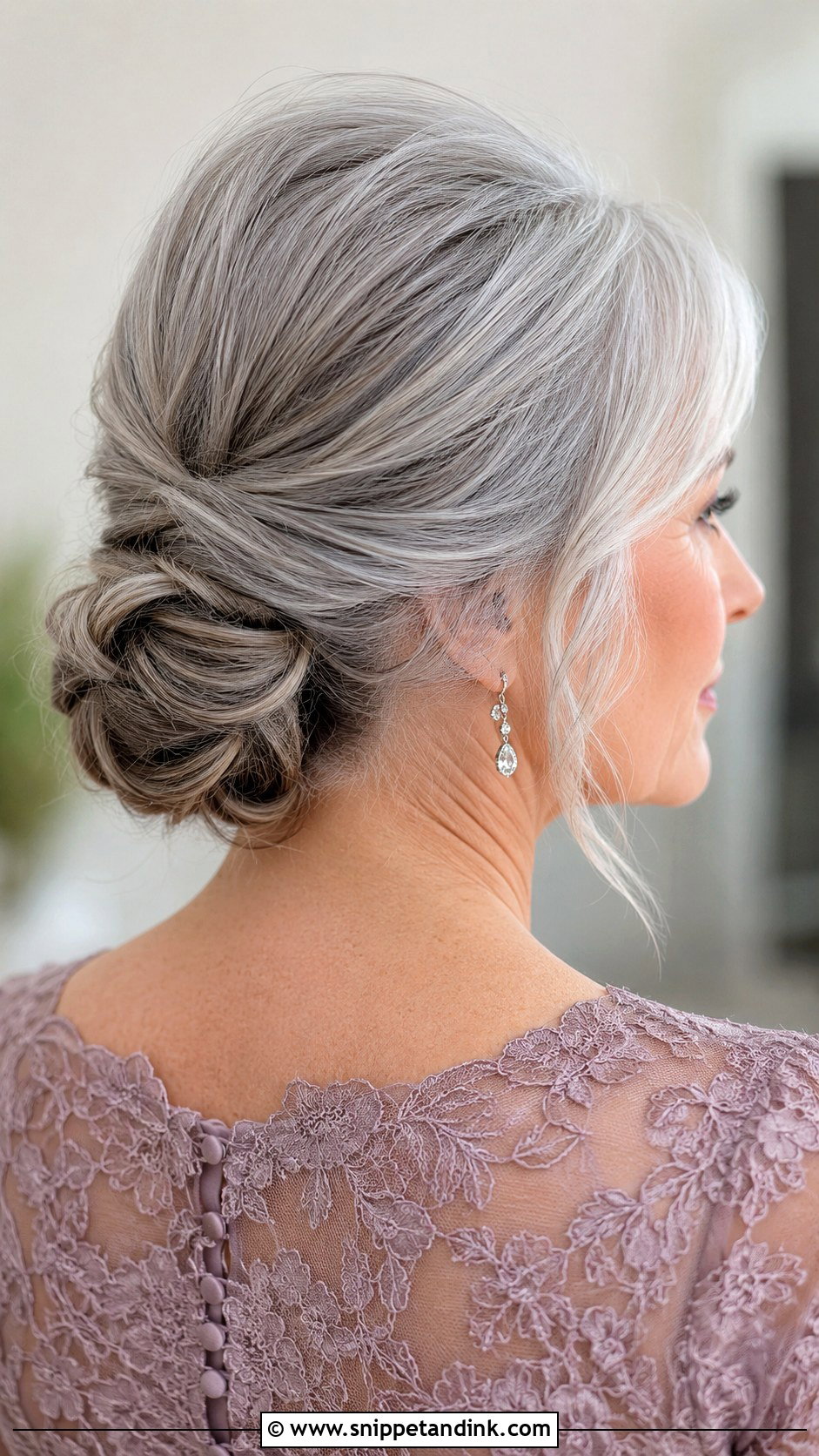 Mother Of Bride Low Chignon - Snippet and Ink - 15 Mother of Bride Hairstyles Medium Length Over 50