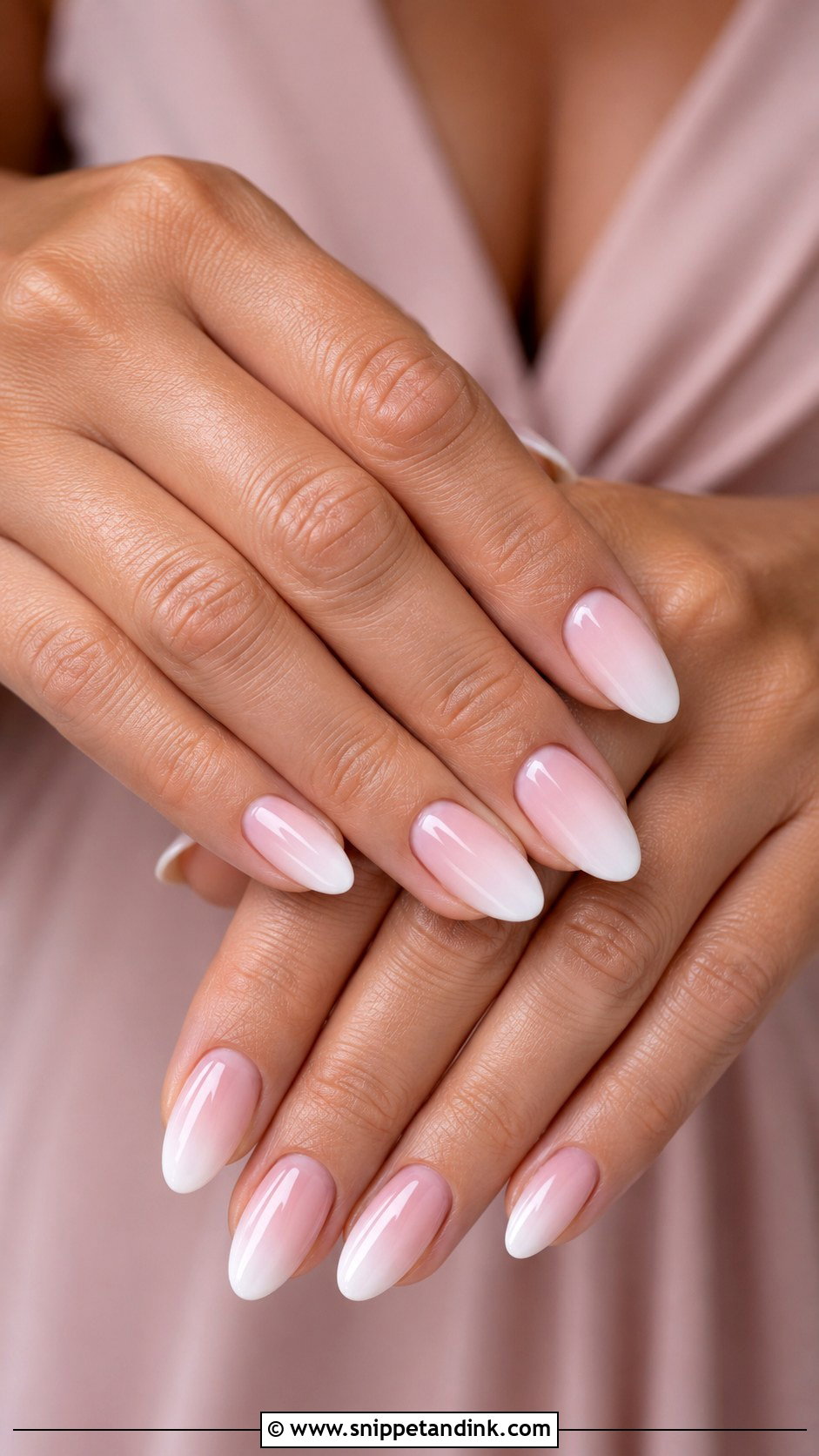 Mother Of Bride Soft Pink Ombre Nails - Snippet and Ink - 20 Wedding Nails Mother of Bride