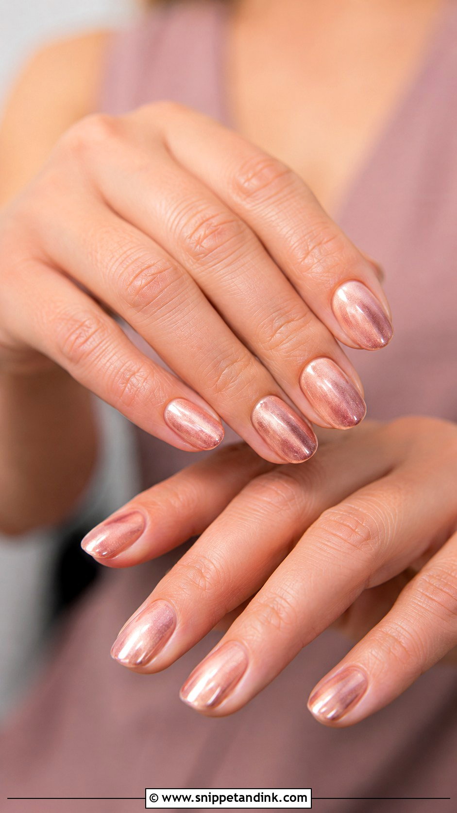 Mother Of Groom Champagne Nails - Snippet and Ink - 20 Mother of Groom Nails