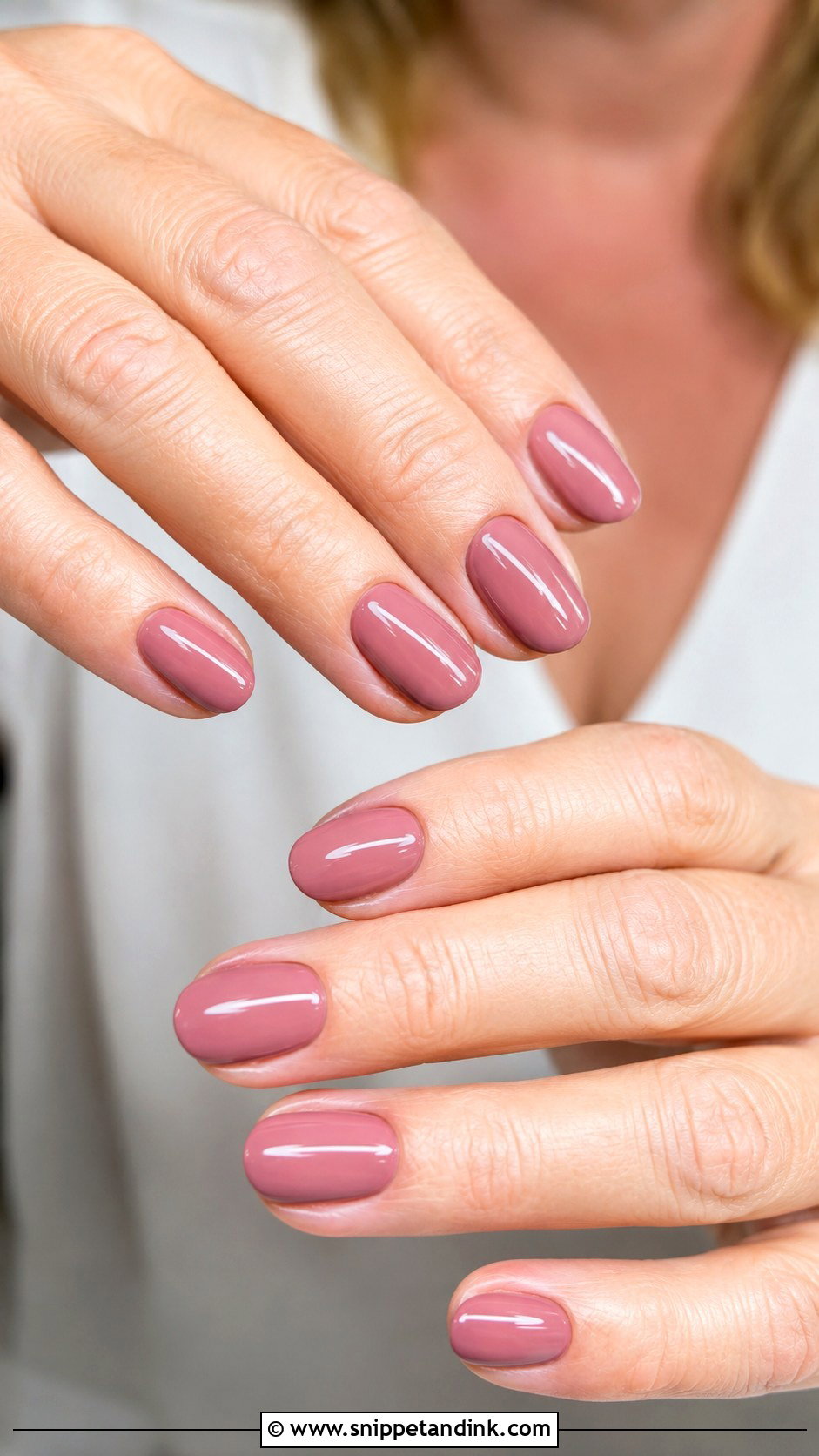 Mother Of Groom Dusty Rose Nails - Snippet and Ink - 20 Wedding Nails for Mother of Groom
