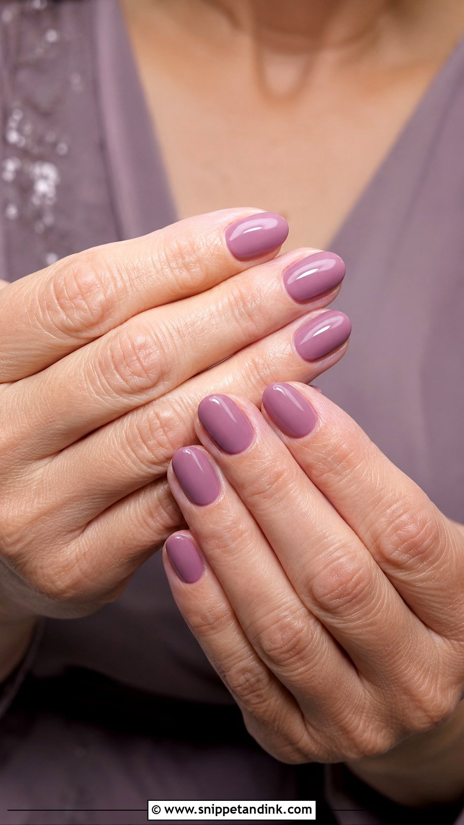 Mother Of Groom Mauve Wedding Nails - Snippet and Ink - 20 Wedding Nails for Mother of Groom