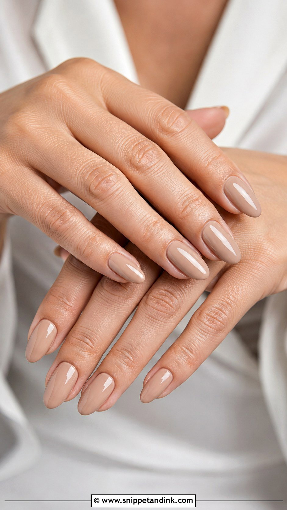 Mother Of Groom Milky White Nails - Snippet and Ink - 20 Wedding Nails for Mother of Groom