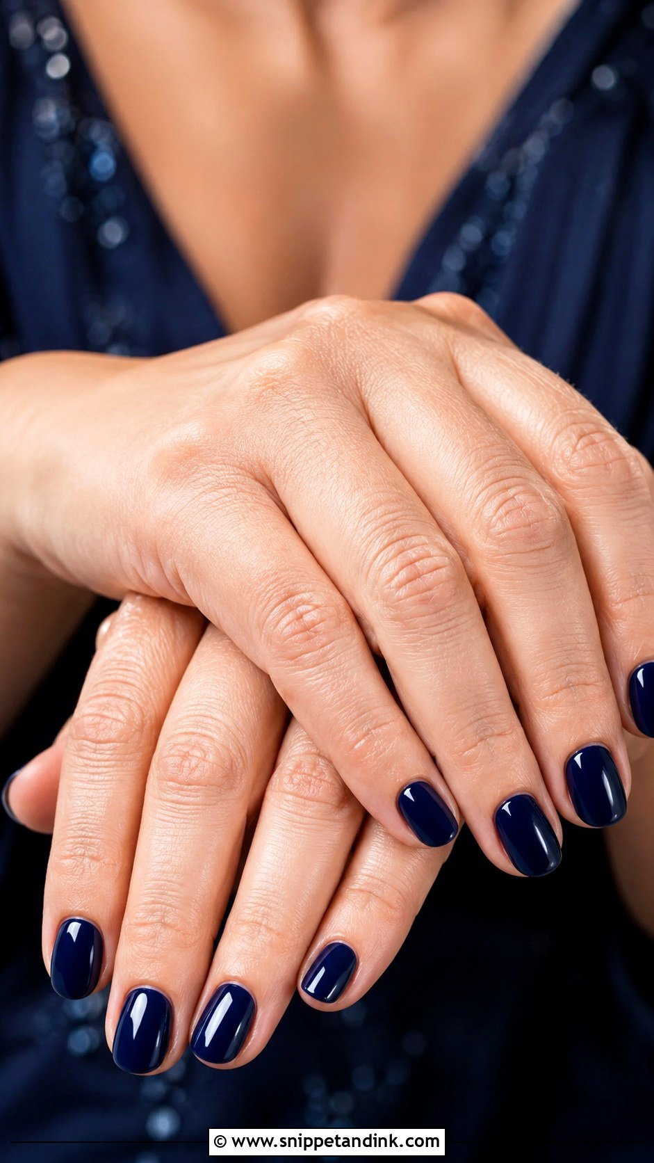 Mother Of Groom Navy Nails - Snippet and Ink - 20 Mother of Groom Nails