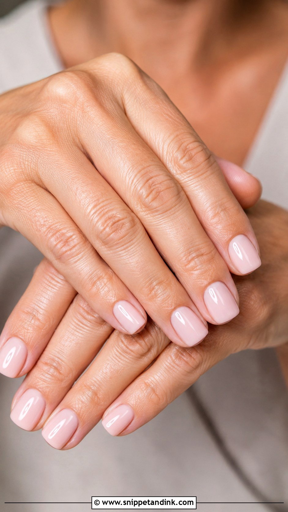 Mother Of Groom Nude Almond Nails - Snippet and Ink - 20 Wedding Nails for Mother of Groom