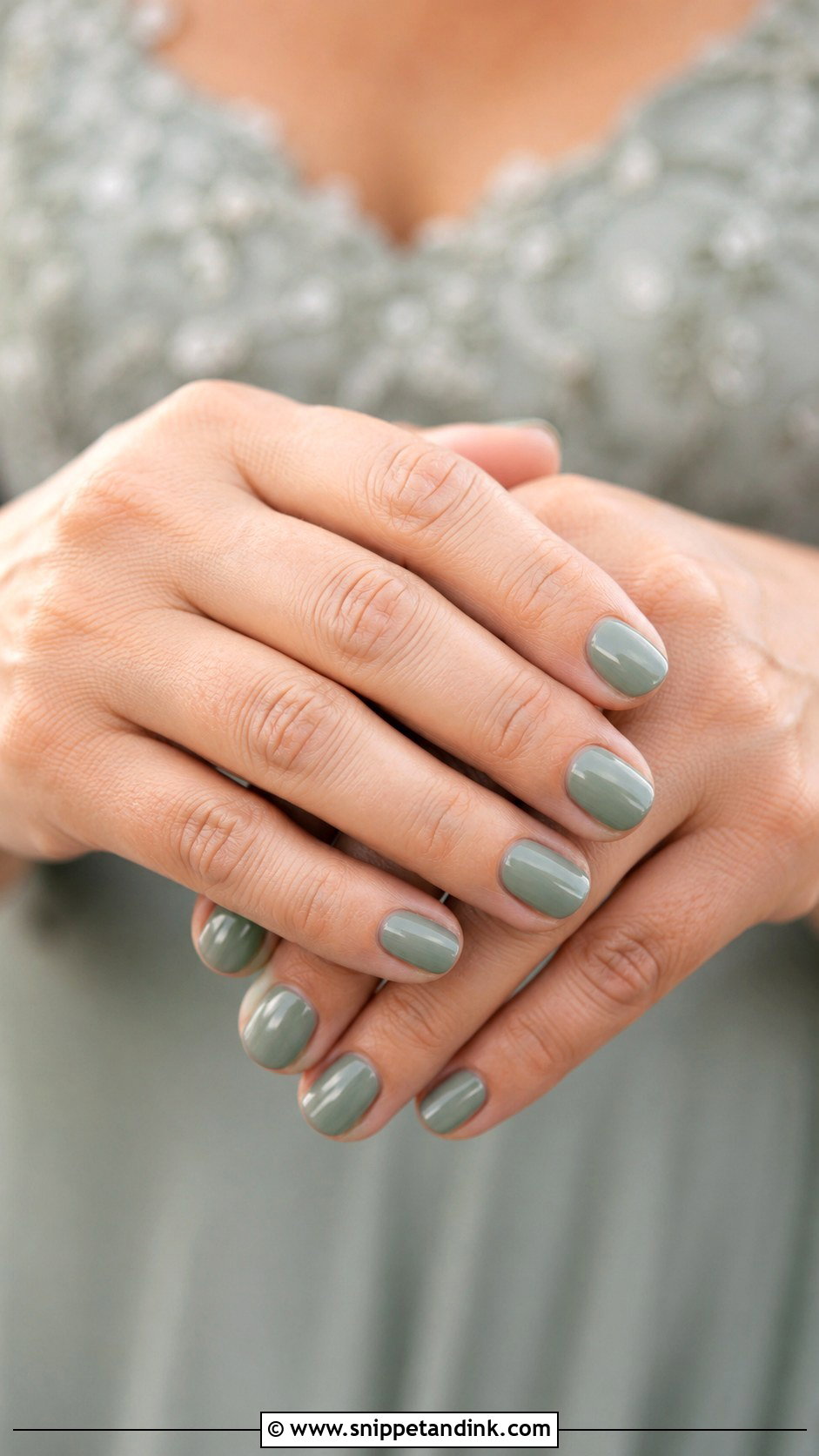 Mother Of Groom Sage Green Nails - Snippet and Ink - 20 Mother of Groom Nails