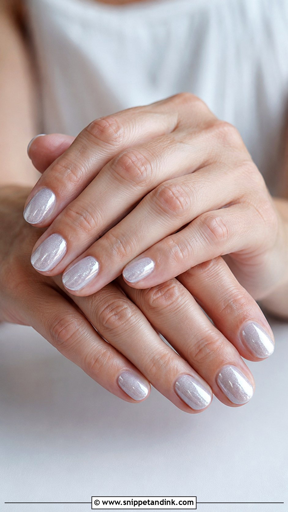 Mother Of Groom Silver Nails - Snippet and Ink - 20 Mother of Groom Nails