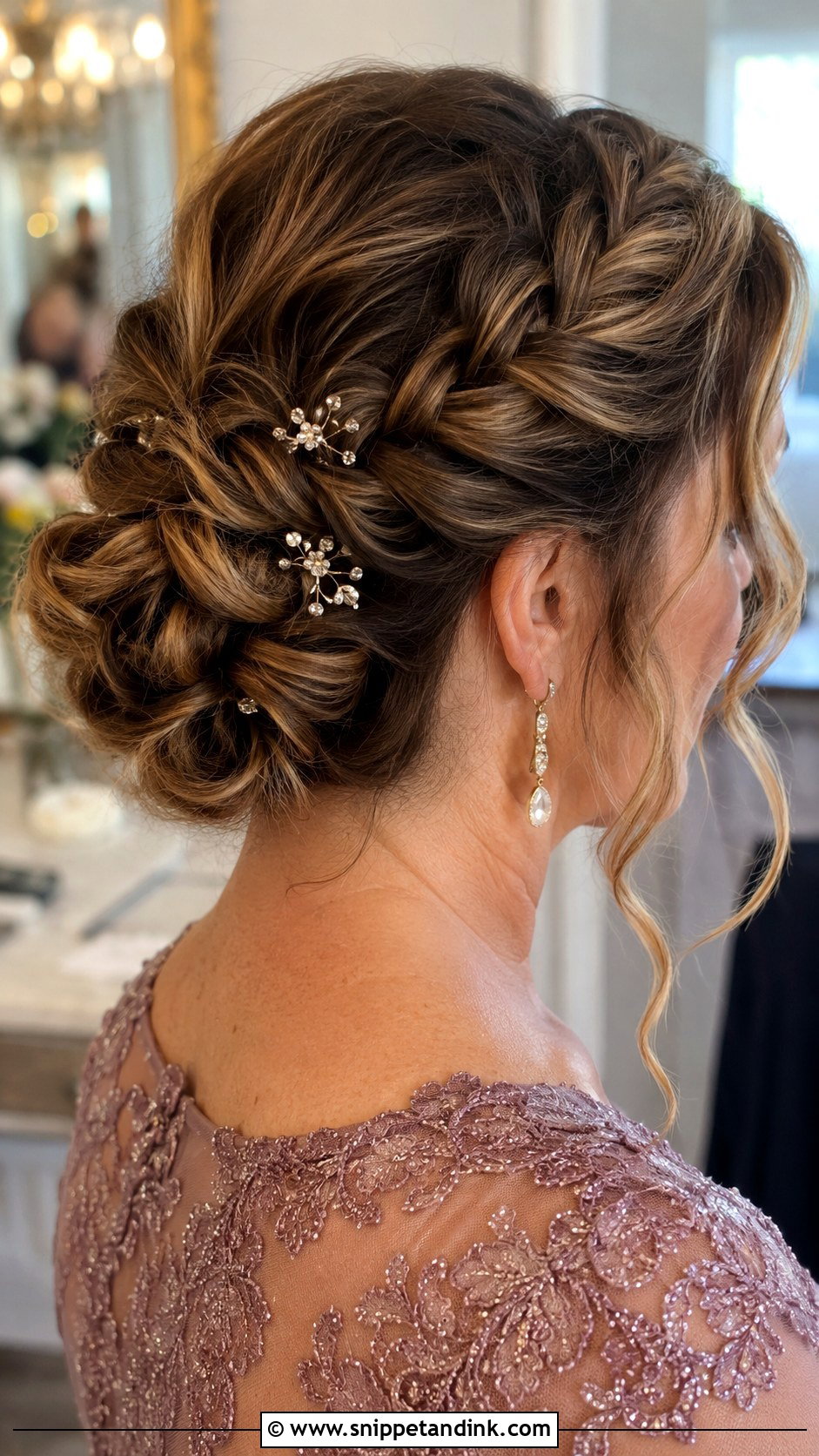 Mother Of The Bride Braided Updo - Snippet and Ink - 15 Hair Mother of the Bride Ideas
