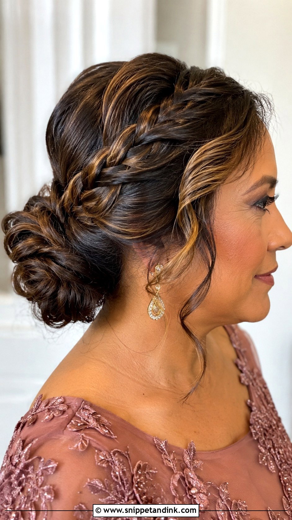 Mother Of The Bride Braided Updo - Snippet and Ink - 15 Updo Hairstyles for Mother of the Bride